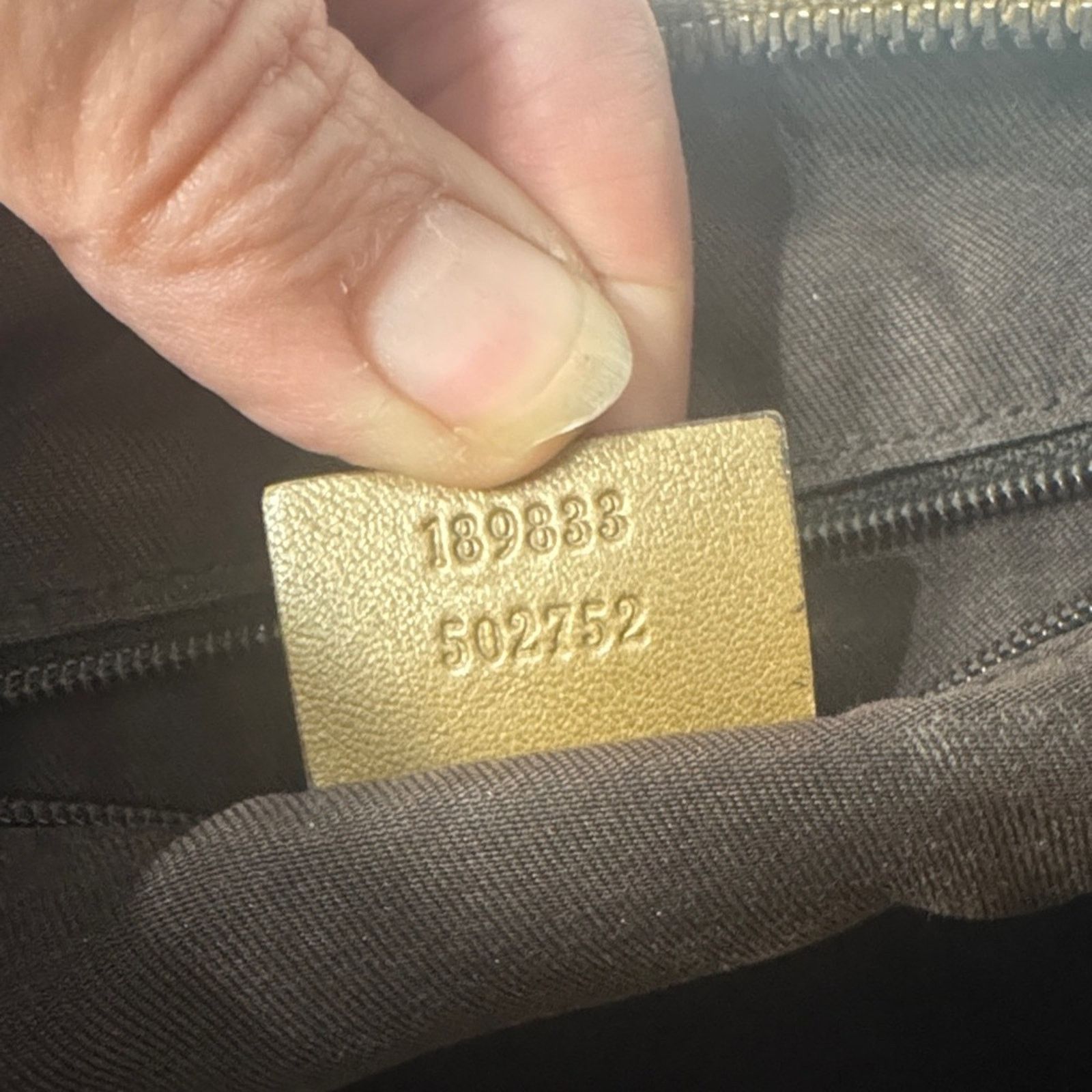Gucci 💛GUCCI Gold Metallic GG Coated Canvas Hobo Bag 💛 Size ONE SIZE - 14 Thumbnail