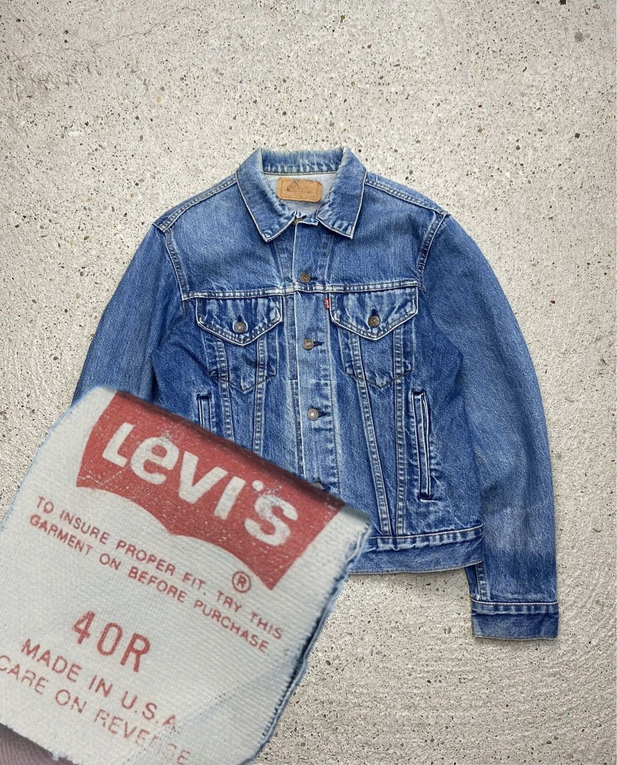 Levi's Vintage Clothing Levis vintage denim jacket from 1987 Size US M / EU 48-50 / 2 - 1 Thumbnail