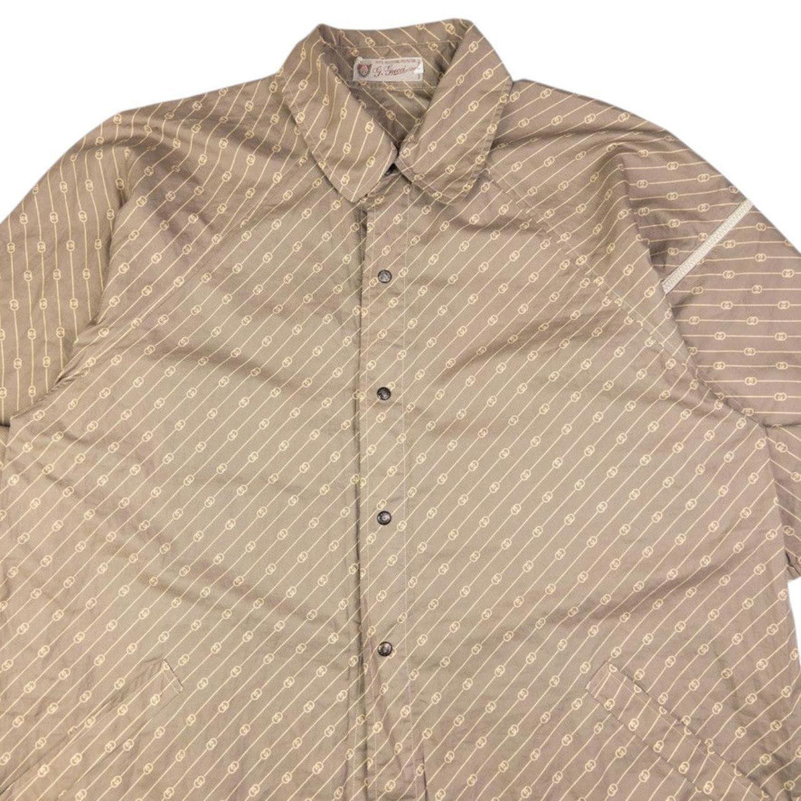 Gucci Vintage Gucci Monogram Packable Lightweight Jacket Size L Size US L / EU 52-54 / 3 - 4 Thumbnail