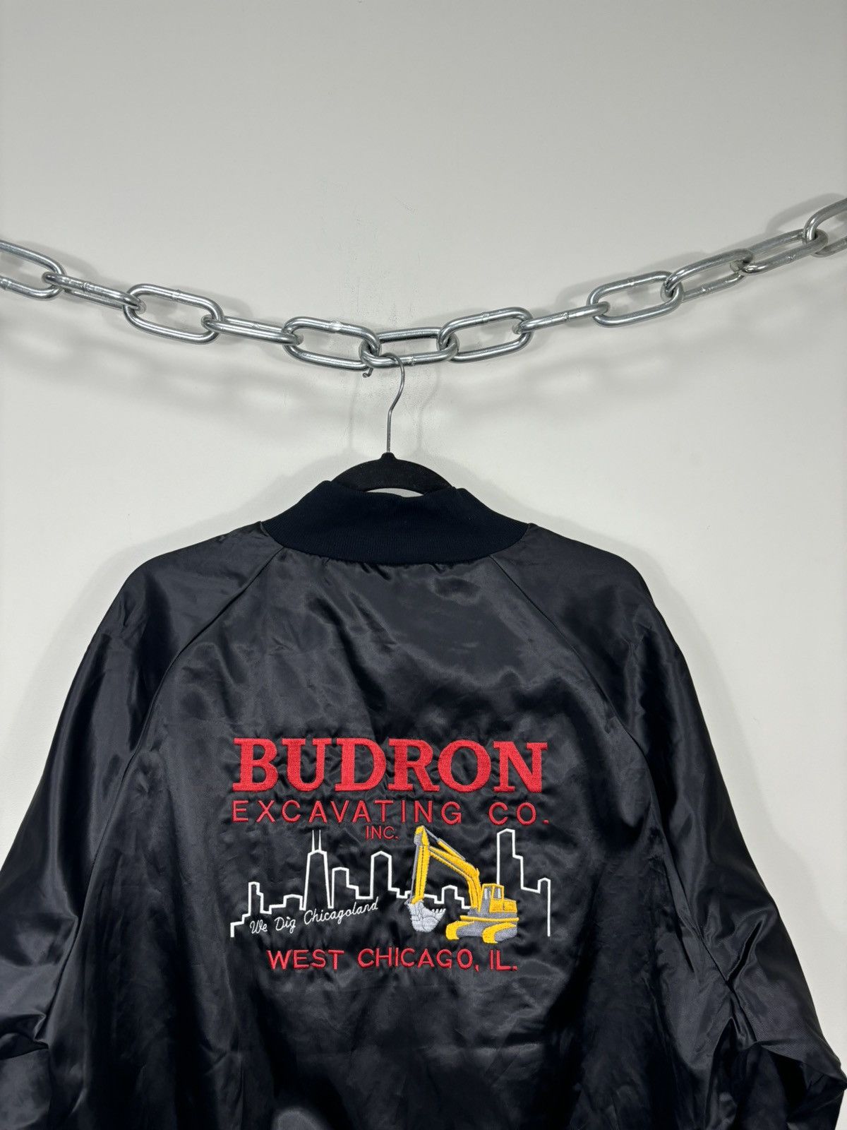 Vintage Vintage 90s West Ark Budron West Chicago Satin Bomber Jacket Size US XL / EU 56 / 4 - 14 Thumbnail