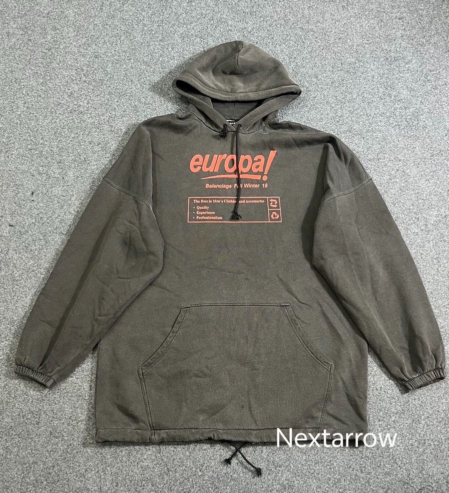 balenciaga Vintage washed black letter logo h 2410-Nextarrow