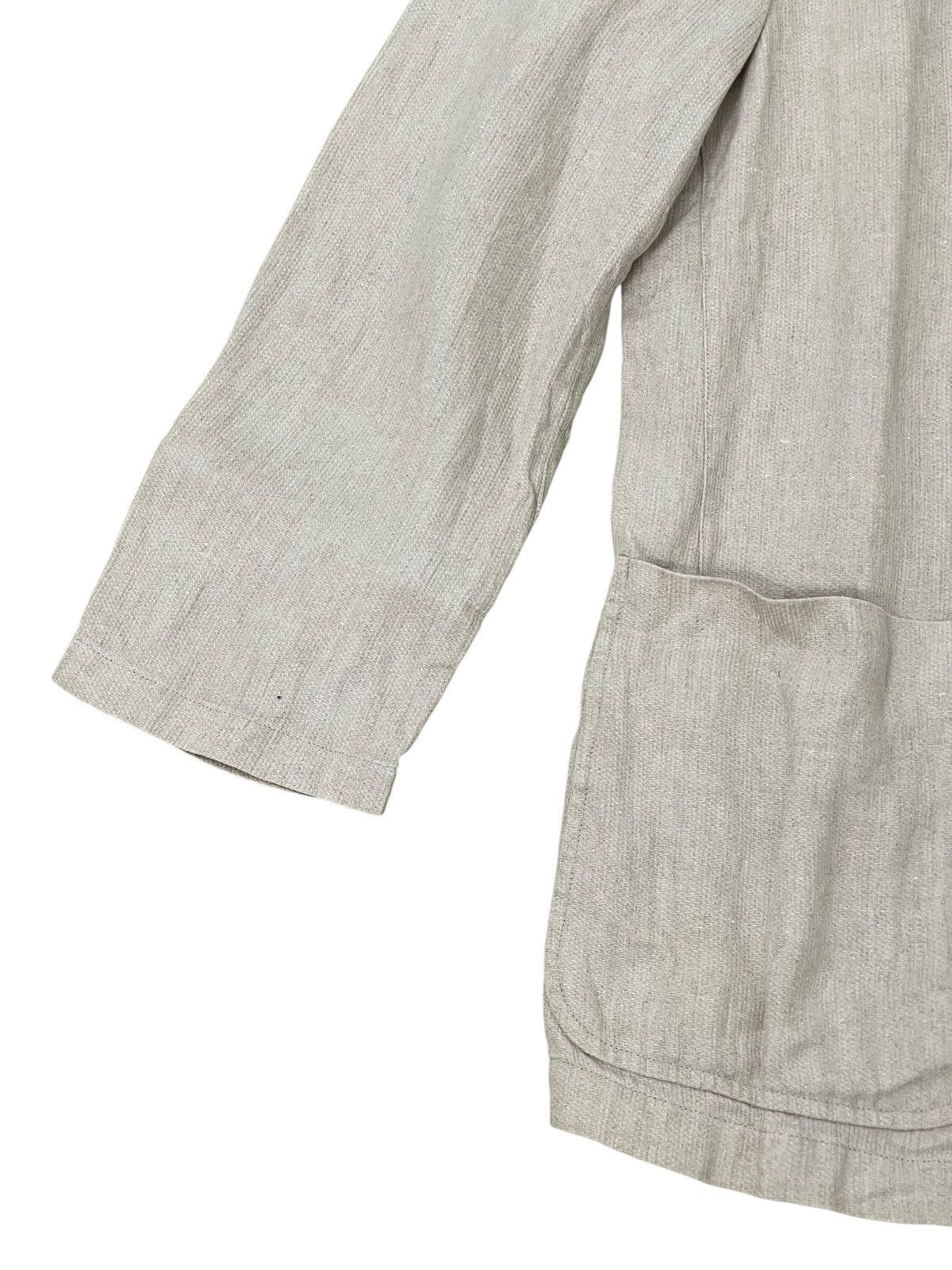 Comme des Garcons AD 1997 CDGH 100% Linen Hemp Chore Jacket 6🟩0 Size US M / EU 48-50 / 2 - 2 Thumbnail