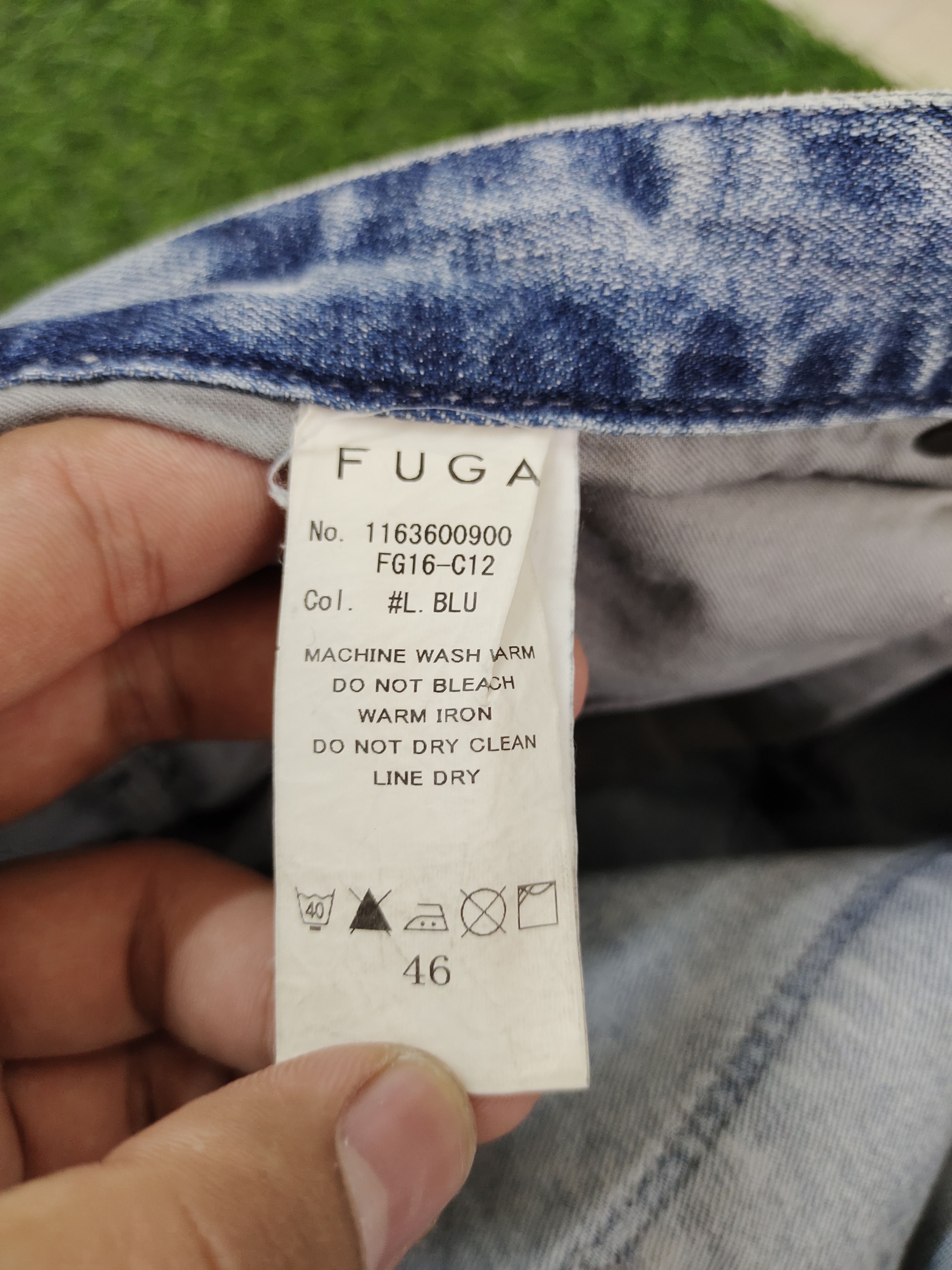 GOSTAR DE FUGA Fuga Japan Distress Faded Denim Jeans Y2k Streetwear Size US 32 / EU 48 - 18 Thumbnail