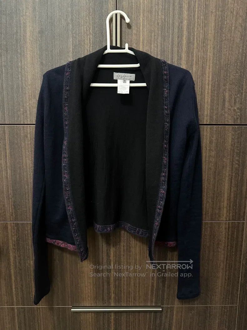 Yohji Yamamoto YOHJI YAMAMOTO Wool Cardigan Size L / US 10 / IT 46 - 3 Thumbnail