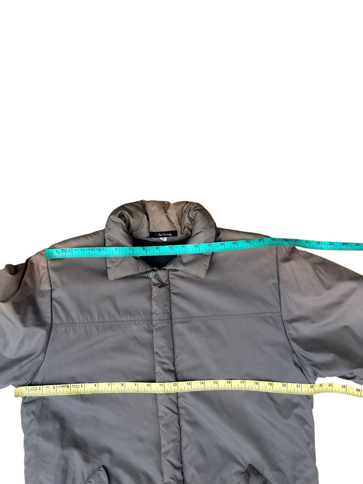 Yohji Yamamoto Yohji Yamamoto Y’s For Living Fade Towel Lined Long Jacket Size US M / EU 48-50 / 2 - 2 Thumbnail