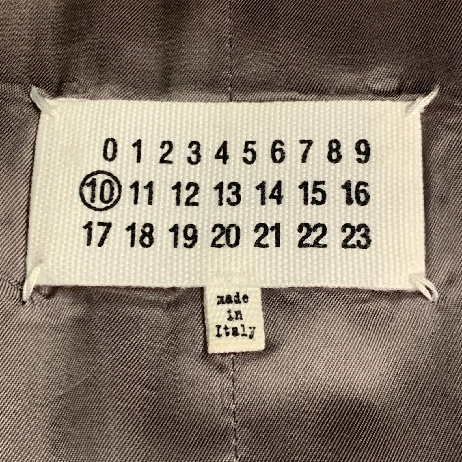 Maison Margiela MAISON MARTIN MARGIELA Heather Grey Taupe V-Neck Formal Vest Size 40R - 7 Thumbnail