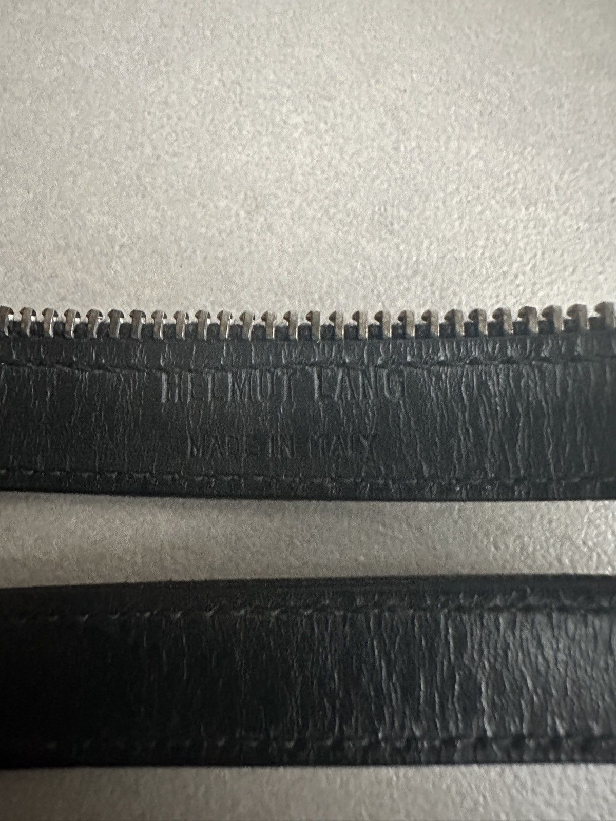 Helmut Lang Helmut Lang circa 01-05 leather zipper bracelet Size ONE SIZE - 9 Thumbnail
