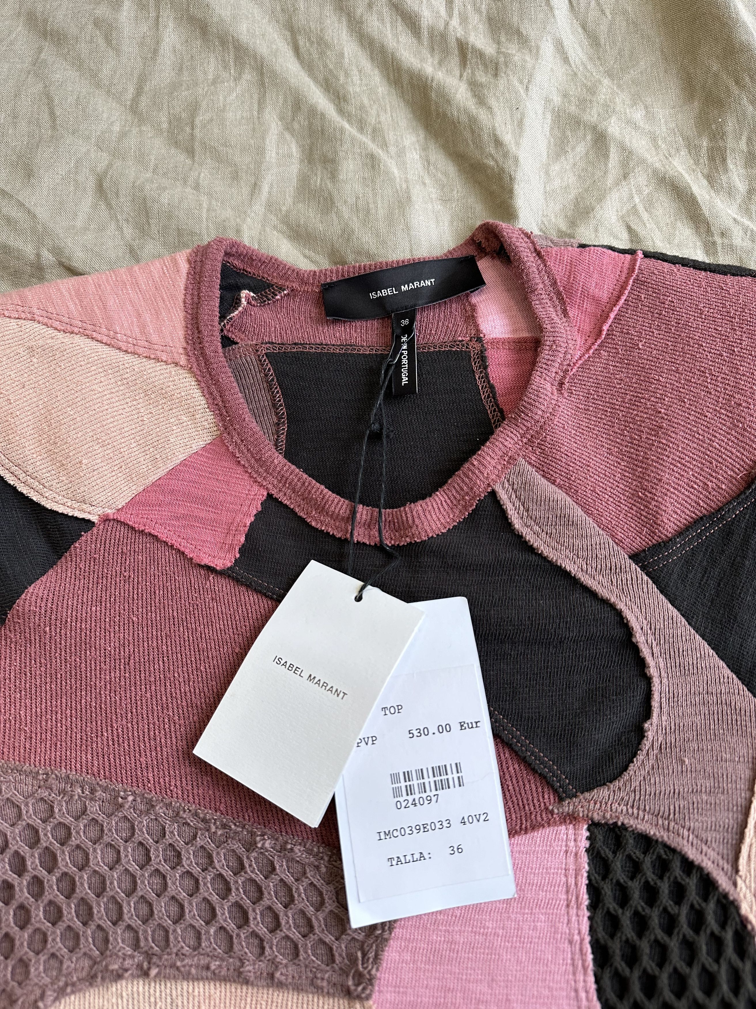 Isabel Marant Isabel Marant Patchwork Sleeveless Vest NWT 6206AC Size S / US 4 / IT 40 - 4 Thumbnail