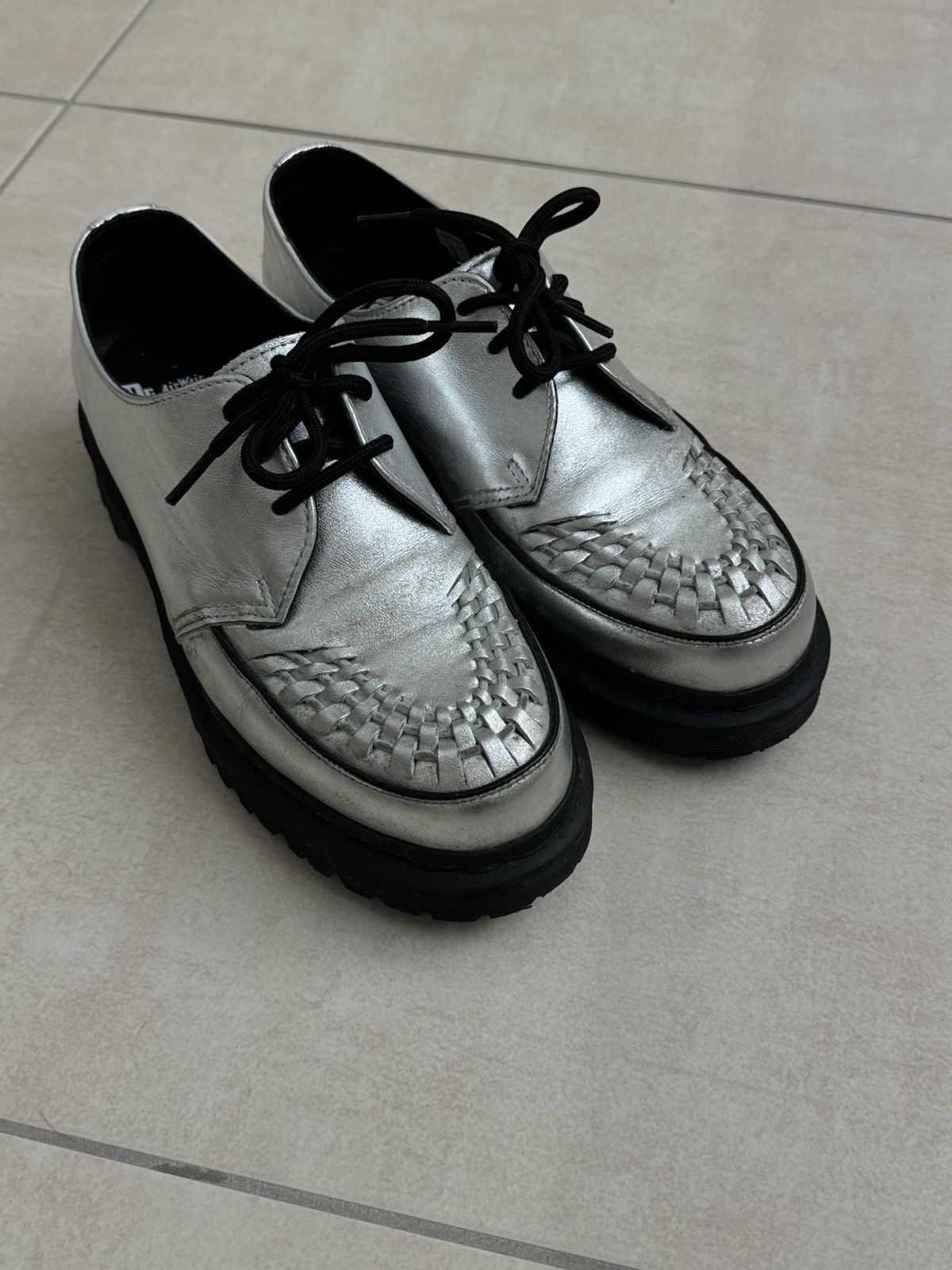 Dr. Martens Dr. Martens Ramsey Creeper Supreme Silver | Grailed