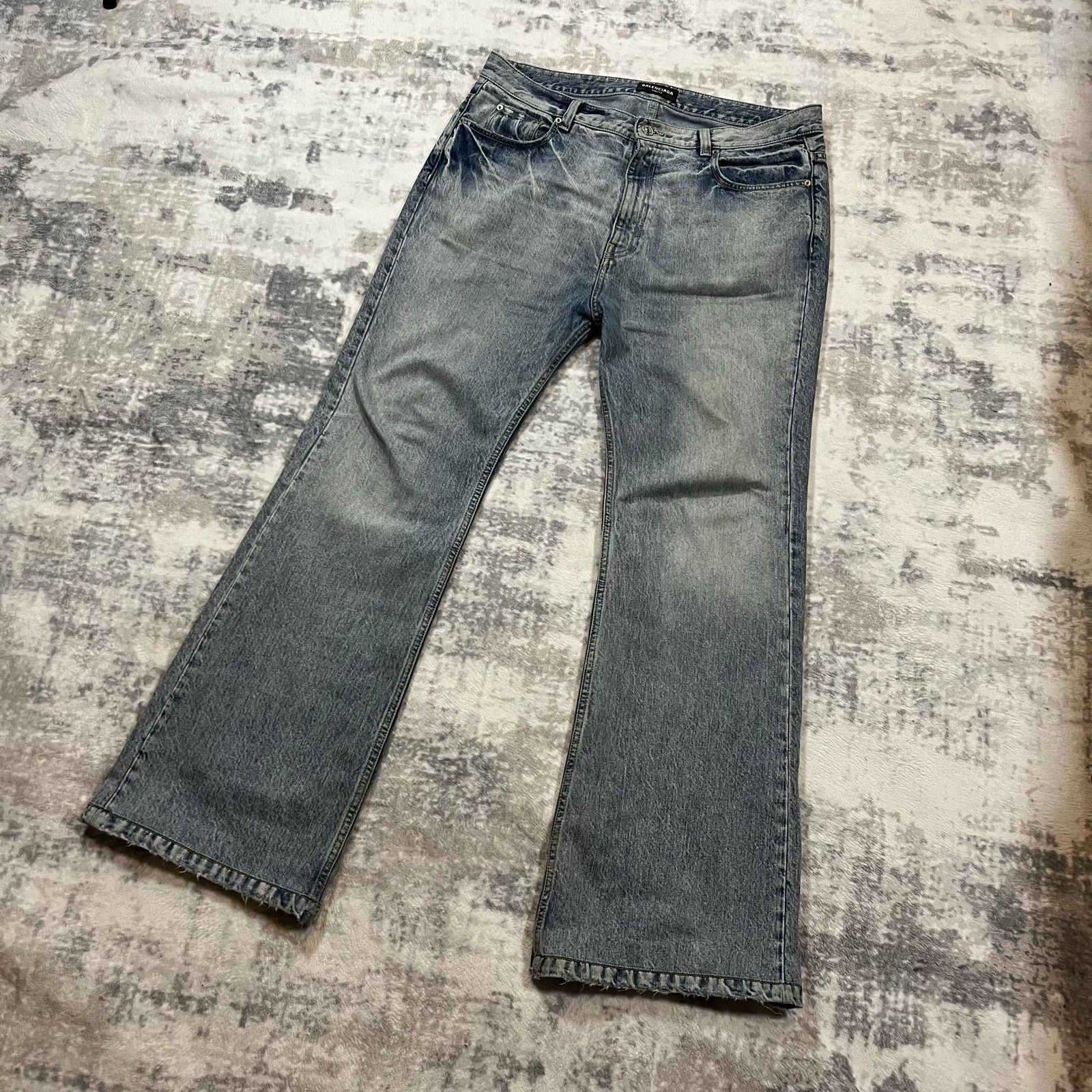 Balenciaga Balenciaga FW22 Lost Tape Flares Jeans | Grailed