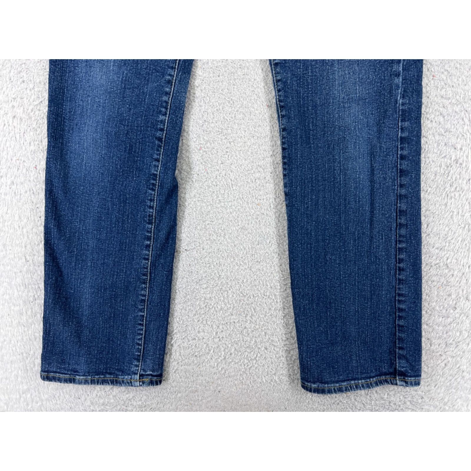 Denime Starz Women's Denim Jeans 9 Low Rise Straight Fit Embroidered Blue Cotton Casual Pants Size 30" / US 8 / IT 44 - 2 Thumbnail