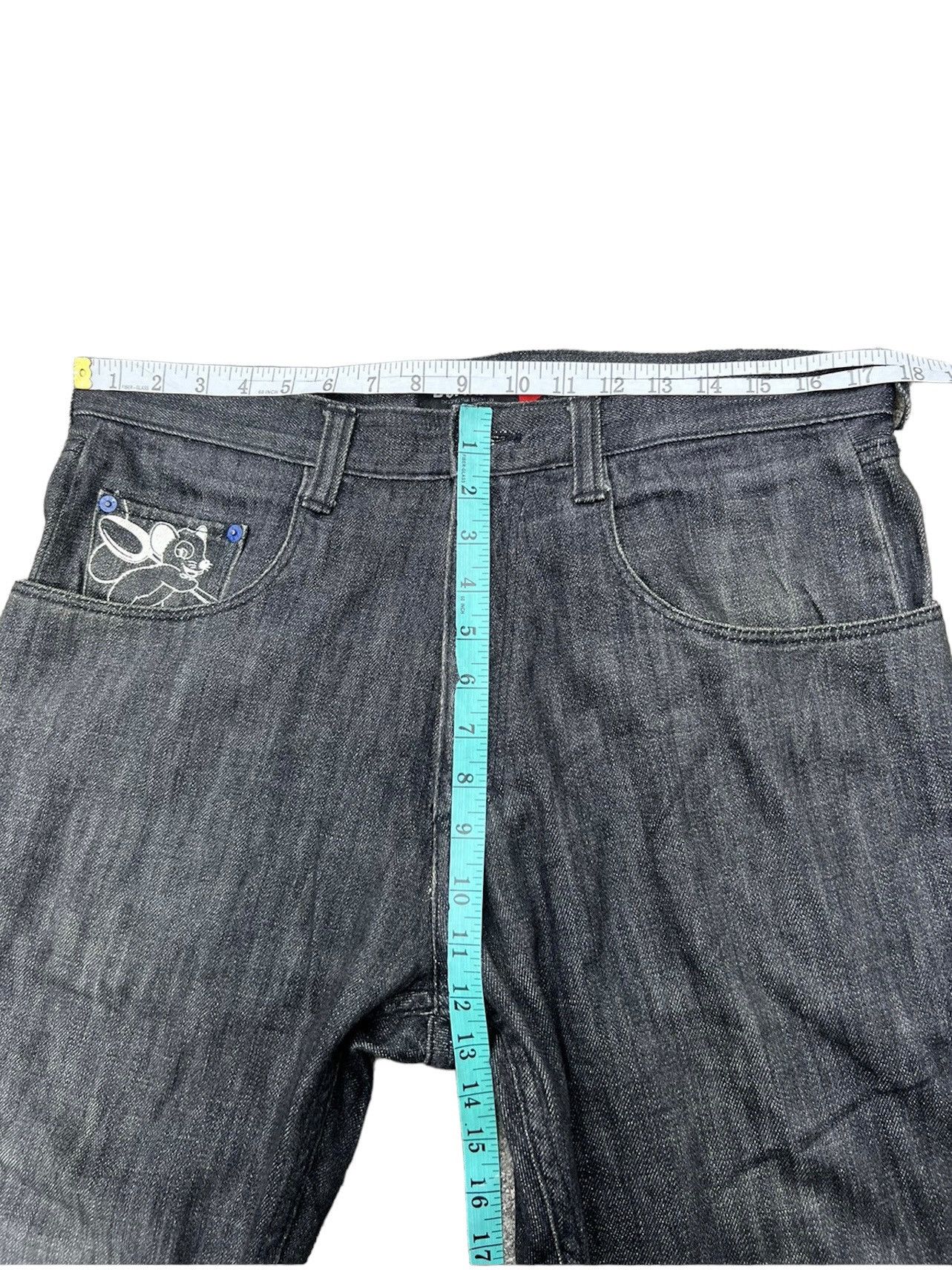 Swagger VTG DOARAT Japan Black Denim Citizen Of RatRat City Jeans Size US 34 / EU 50 - 3 Thumbnail