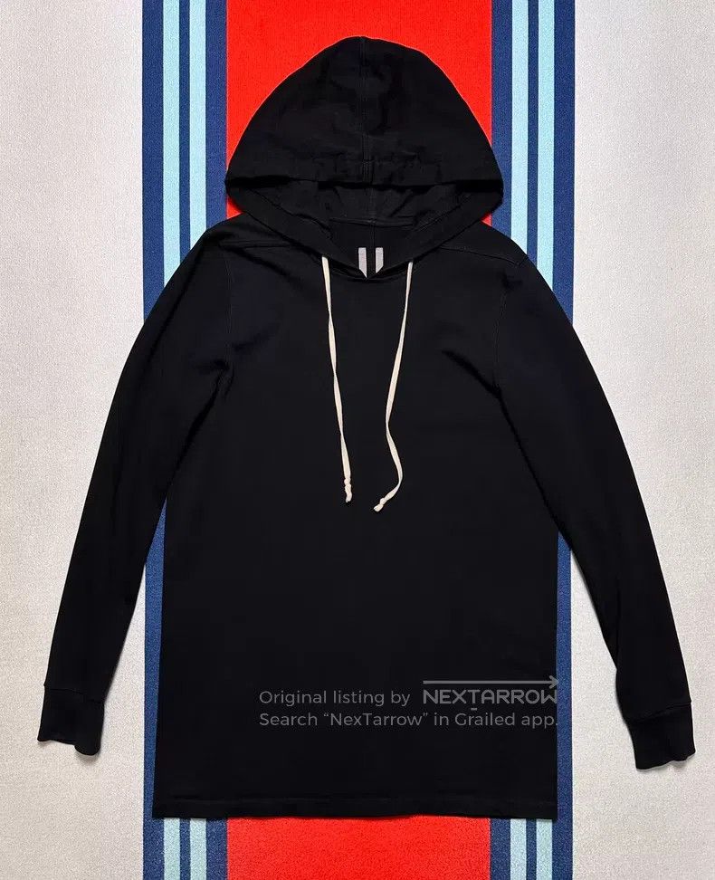 Rick Owens Rick Owens FW16 Solid Dark Vanguard Mainline Drawstring Ho Size US XS / EU 42 / 0 - 1 Thumbnail