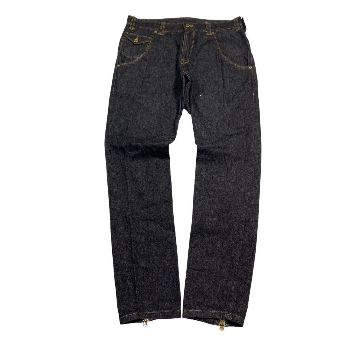 00 PPFM Archive Gimmick Zip Denim Pants