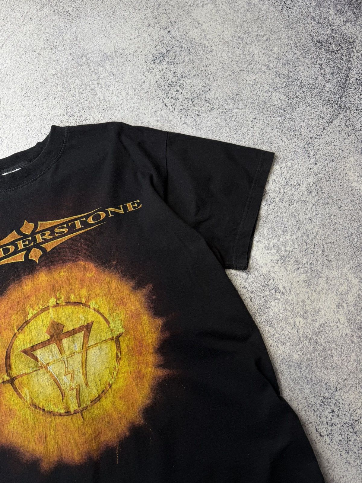 Band Tees Vintage 90s Thunderstone Band T Shirt Rock Heavy Metal Size US M / EU 48-50 / 2 - 8 Thumbnail