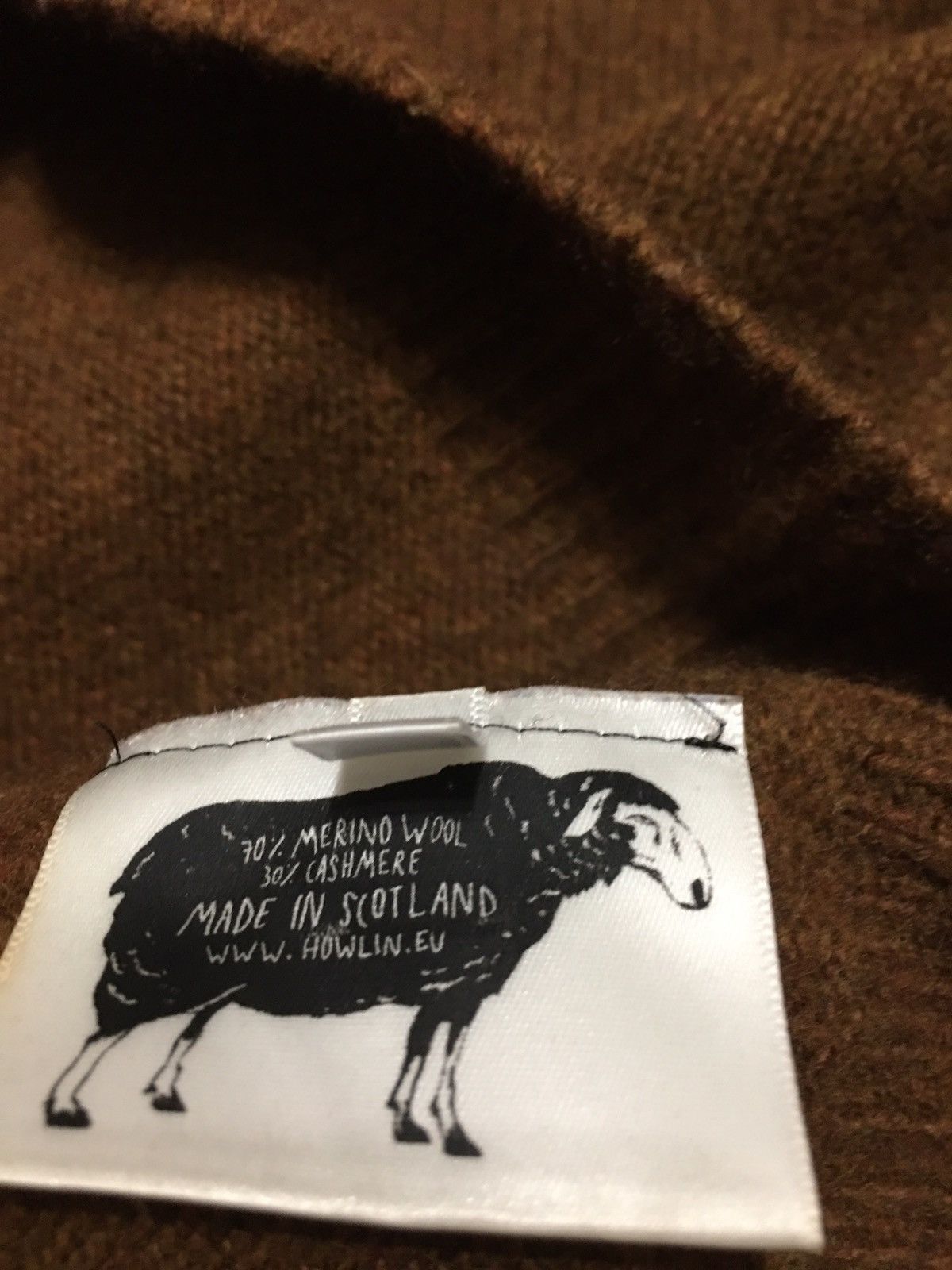 Designer × Howlin By Morrison HOWLIN Merino Wool Cashmere Scotland Knit Sweater Sz L Size L / US 10 / IT 46 - 11 Thumbnail