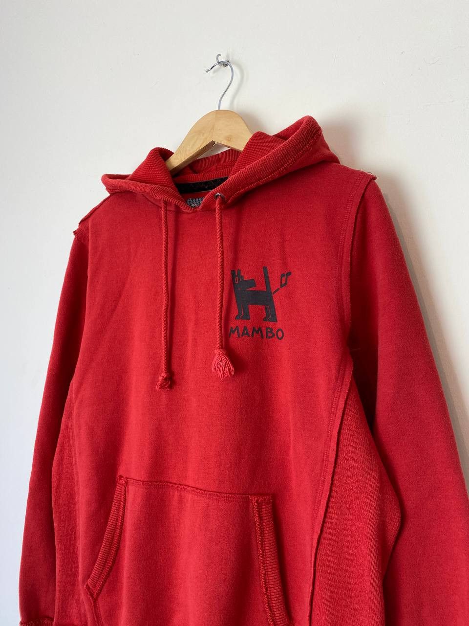 Mambo Mambo Dog Print Red Hoodie Size US M / EU 48-50 / 2 - 1 Thumbnail