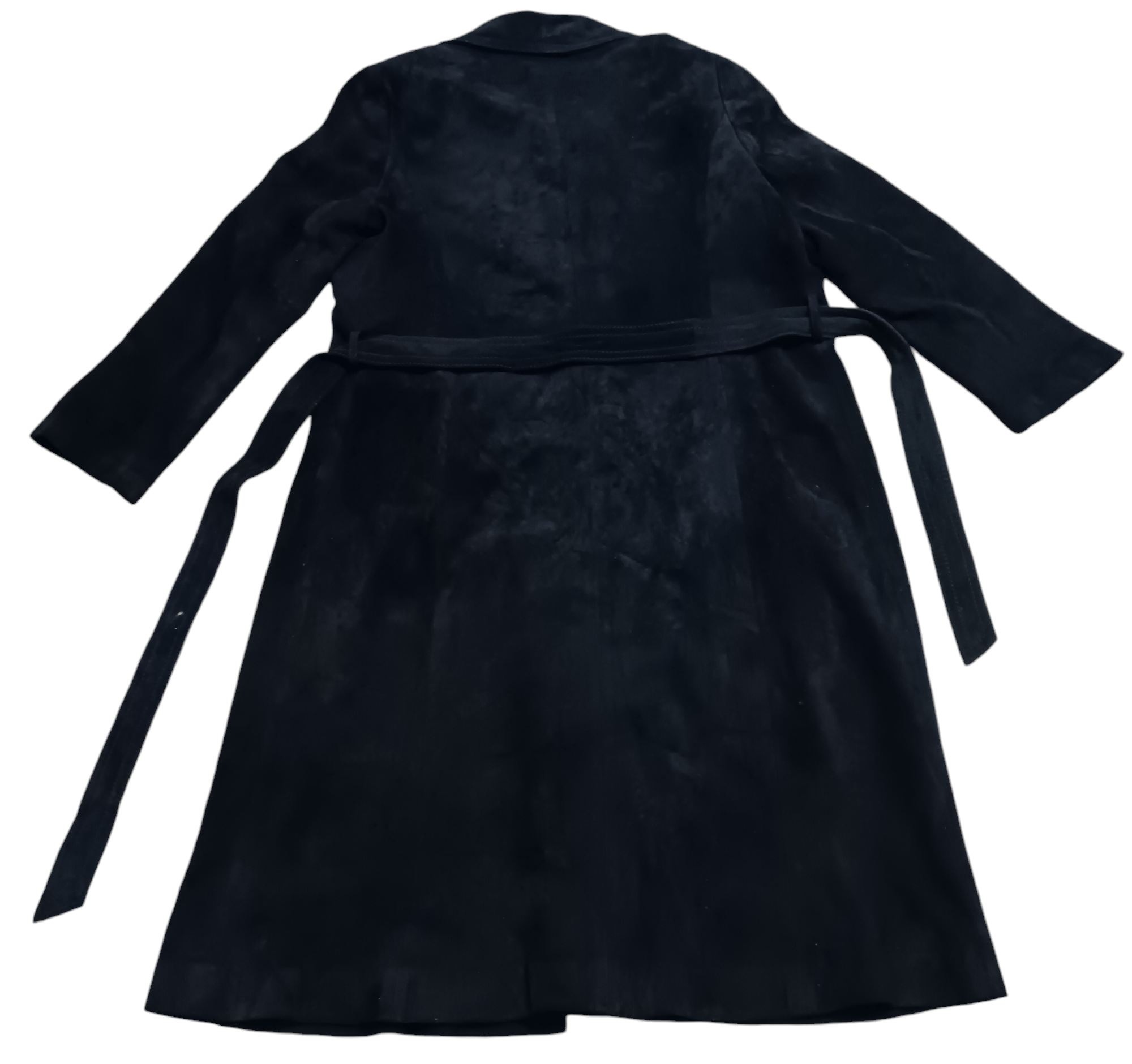 Genuine Leather ANGEL LEATHER SUEDE TRENCH COAT Size M / US 6-8 / IT 42-44 - 5 Thumbnail