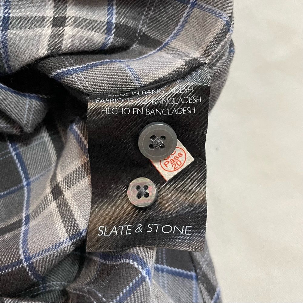 Slate & Stone NWT New Slate & Stone Plaid Flannel Button-Down Shirt Size Size US S / EU 44-46 / 1 - 8 Thumbnail