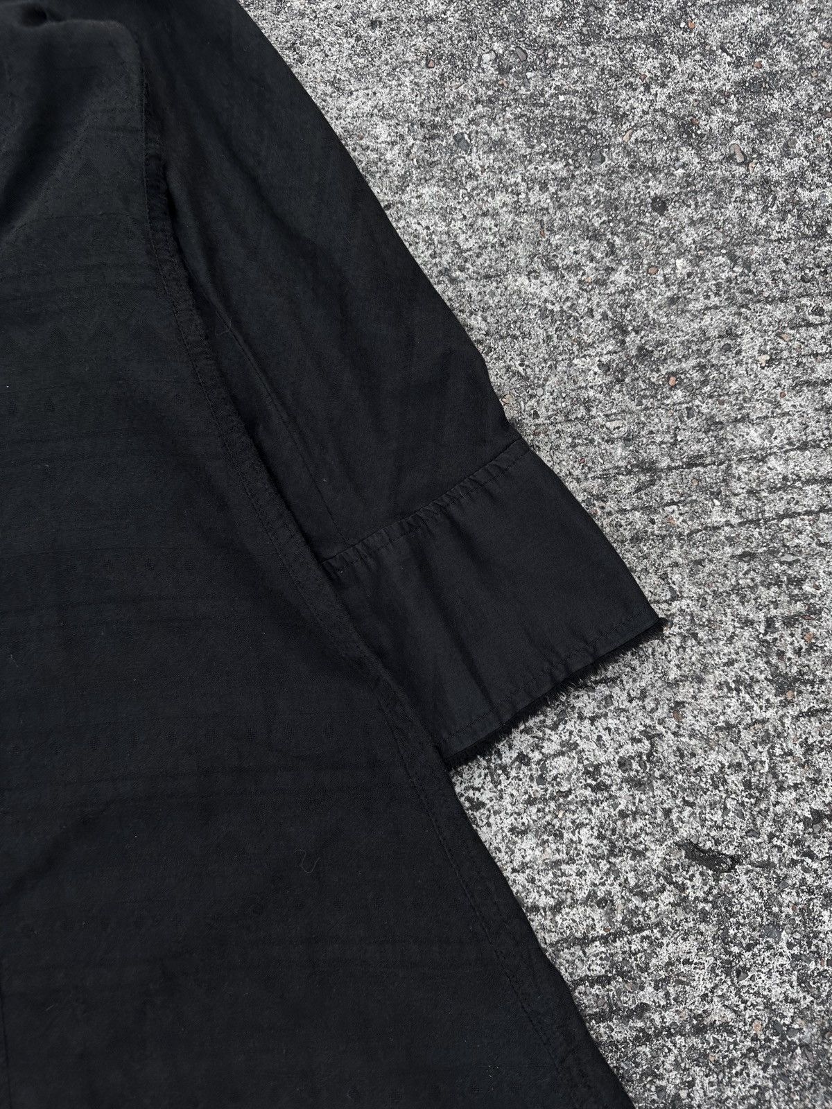 If Six Was Nine × Le Grande Bleu (L.G.B.) L.G.B. Black Distressed Long Shirt Size US S / EU 44-46 / 1 - 11 Thumbnail