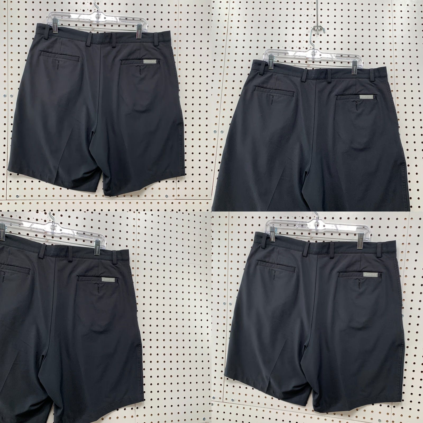 Vintage Dunning Golf Chino Shorts Mens 38x9 Black Casual Shirt Size US 38 / EU 54 - 8 Thumbnail