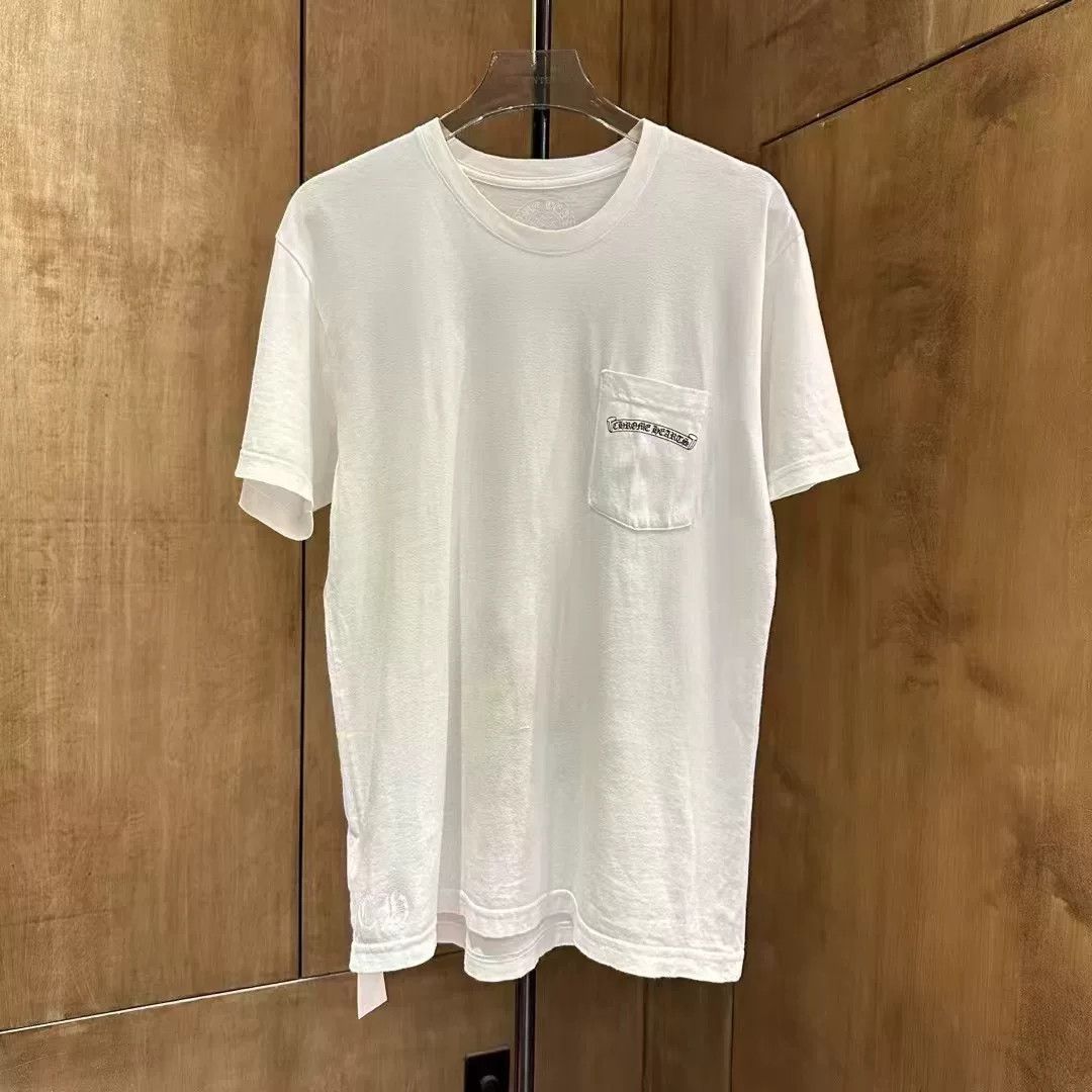 Chrome Hearts Chrome Hearts White T-Shirt L Men Size US L / EU 52-54 / 3 - 1 Thumbnail
