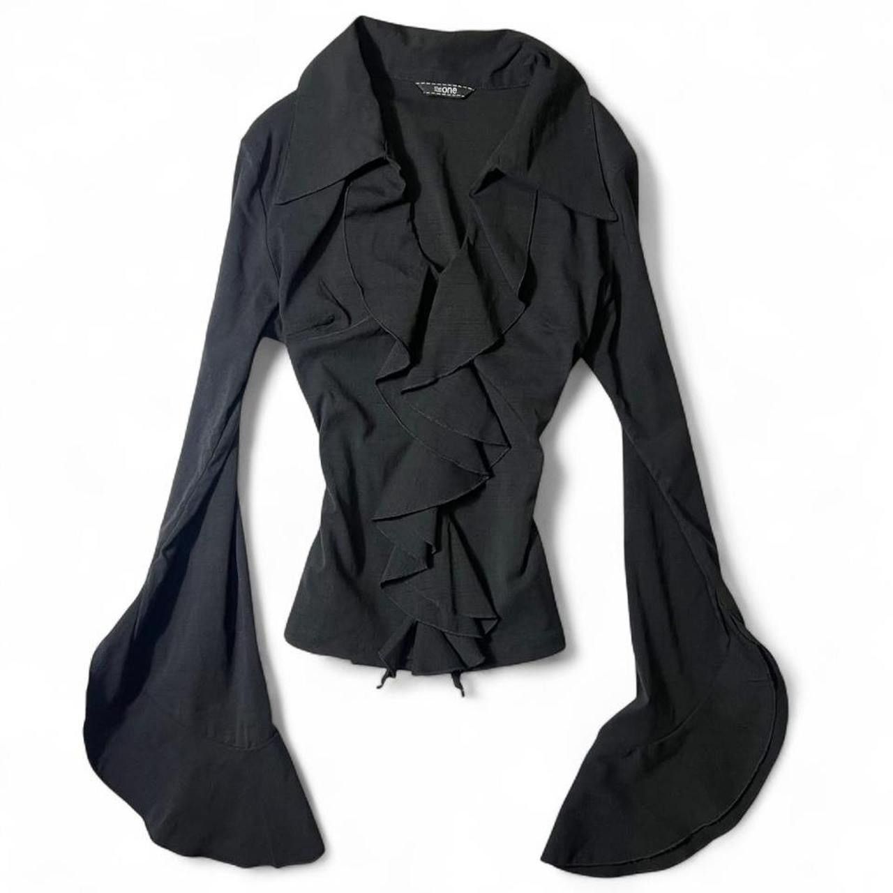 Other Vintage y2k whimsygoth ruffle blouse with bell sleeves Size S / US 4 / IT 40 - 1 Thumbnail