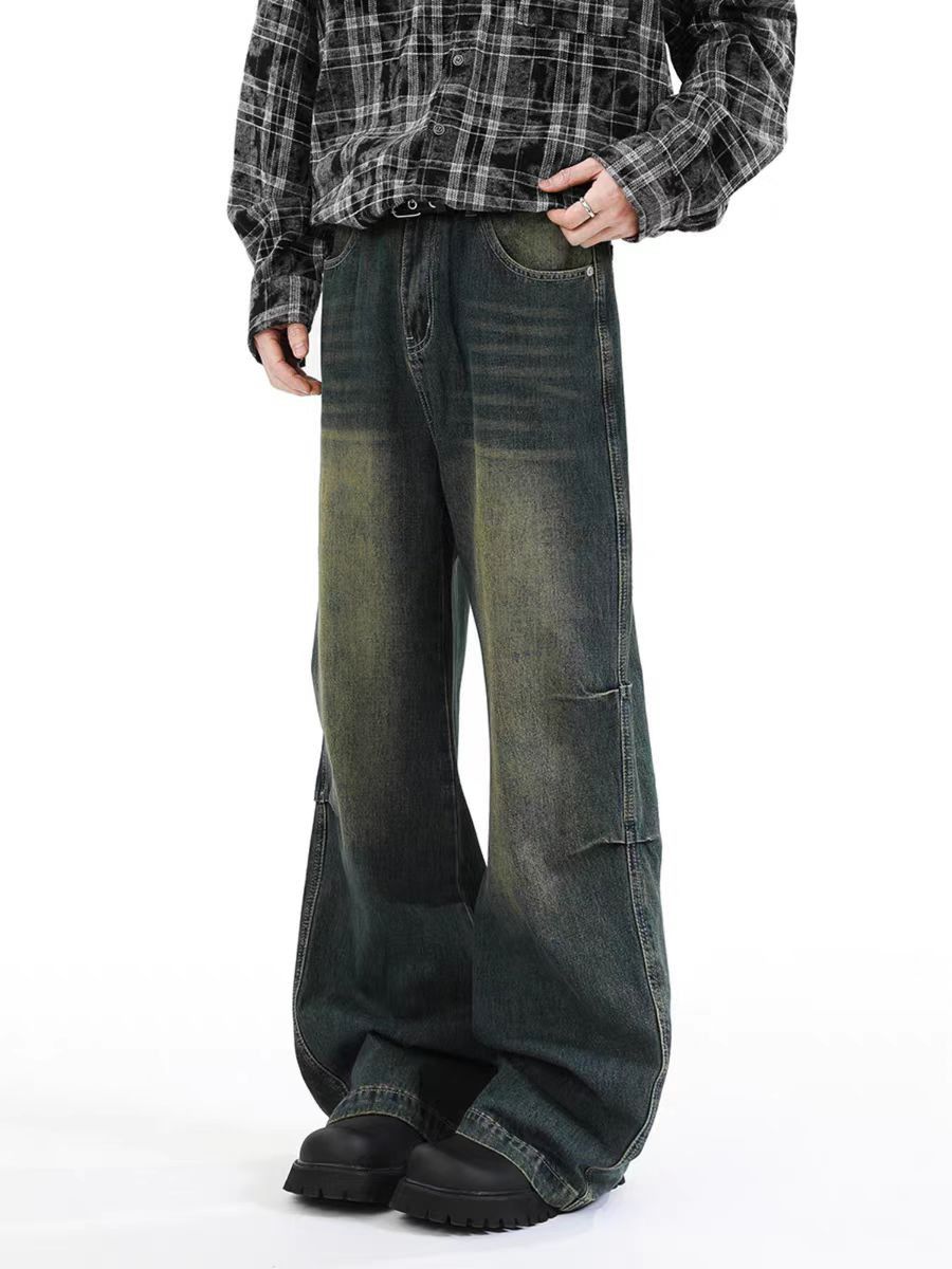 Japanese Brand × Jean Vintage Loose Straight Leg Casual Denim Trousers Size US 34 / EU 50 - 3 Thumbnail