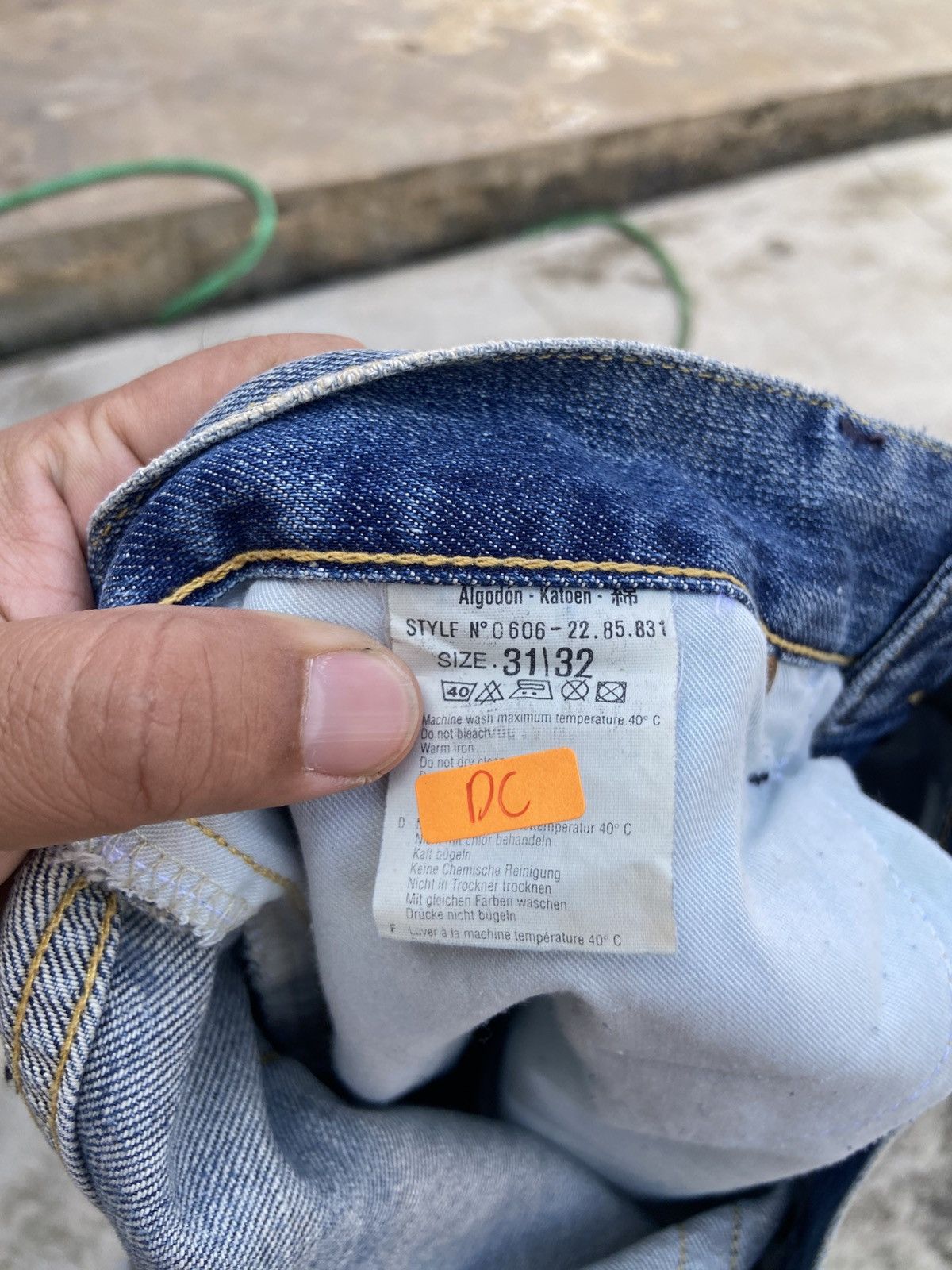 Japanese Brand Scotch Distressed Denim Pant Size US 31 - 6 Thumbnail