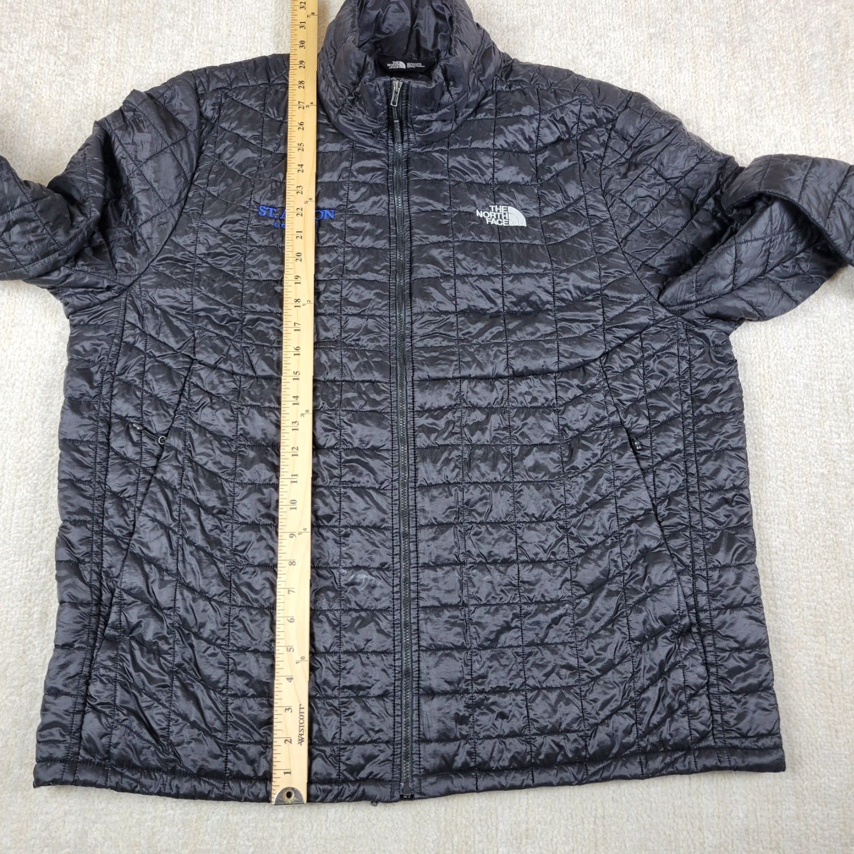 The North Face The North Face Puffer Jacket Mens 2XL Black Full Zip Quilted Packable Thermoball Jacket Size US XXL / EU 58 / 5 - 6 Thumbnail