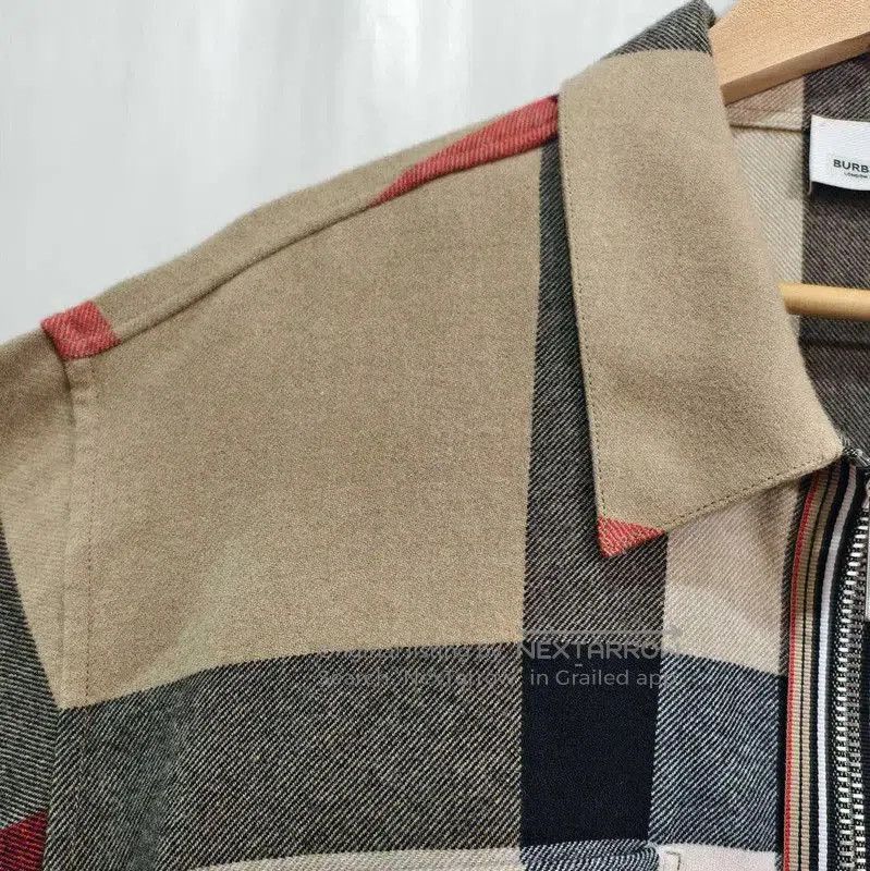 Burberry Burberry Khaki Wool Long Sleeve Jacket. Size US XXL / EU 58 / 5 - 4 Thumbnail