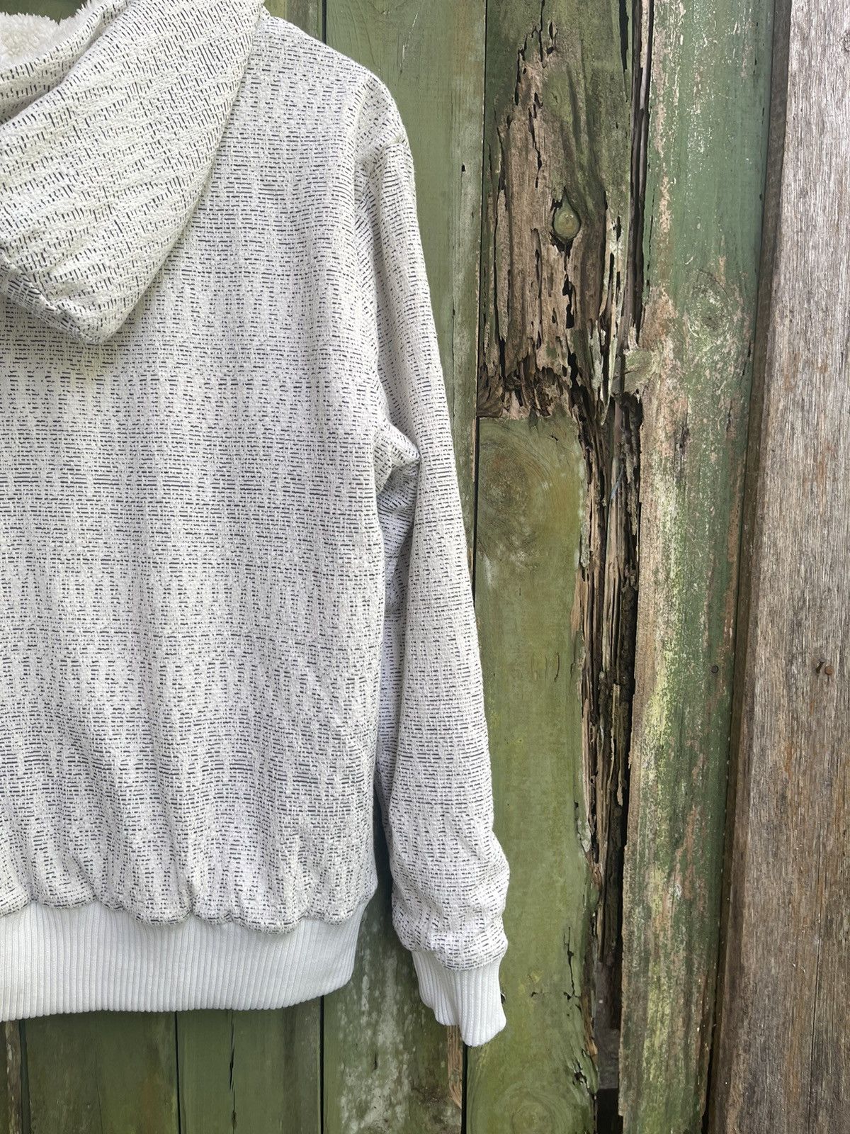In The Attic × Japanese Brand In The Attic Sherpa Lined Hooded Zip-Up - White, Size L Size US M / EU 48-50 / 2 - 8 Thumbnail