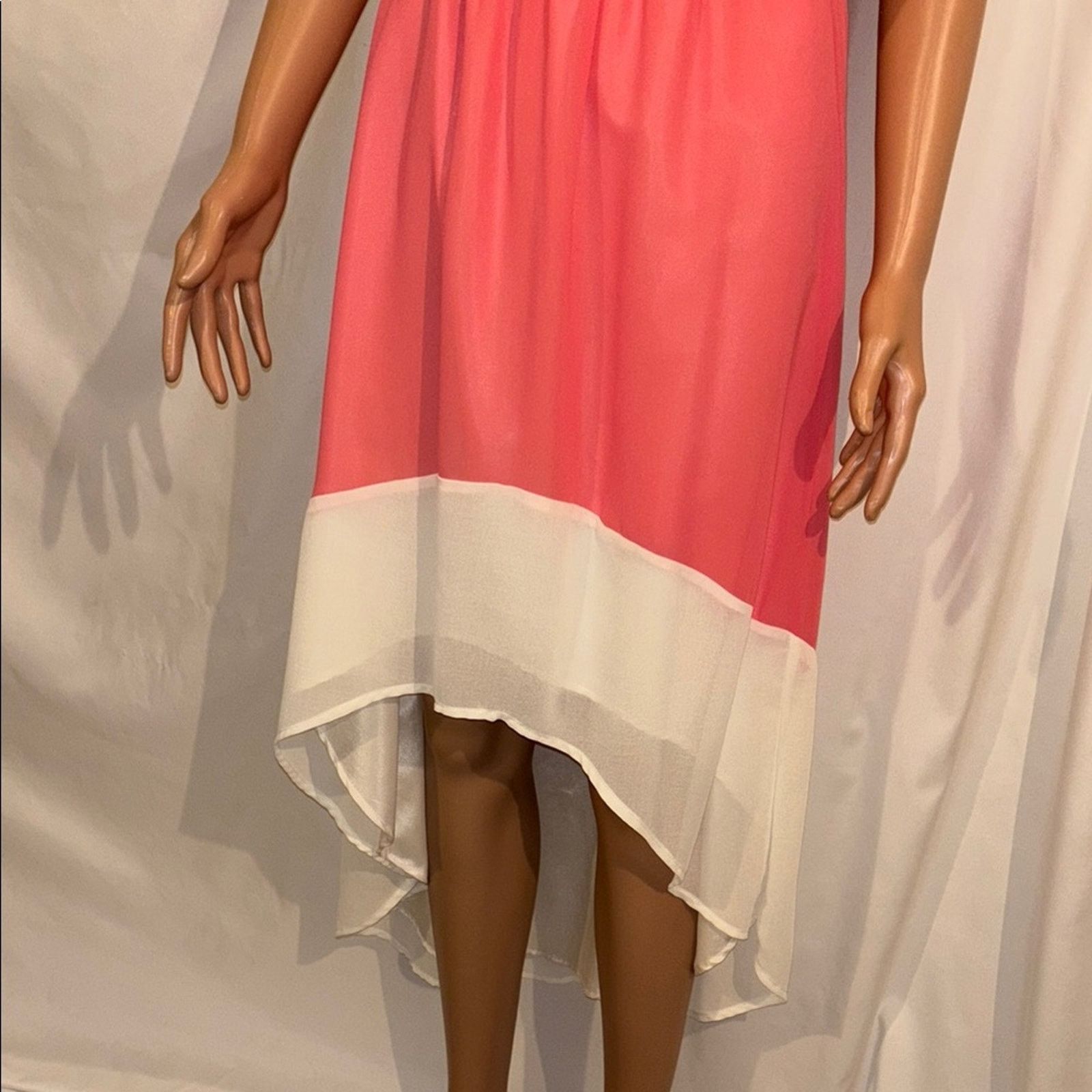 The Unbranded Brand Sunday in Brooklyn Pink/White Sleeveless Dress Size Small Size S / US 4 / IT 40 - 3 Thumbnail