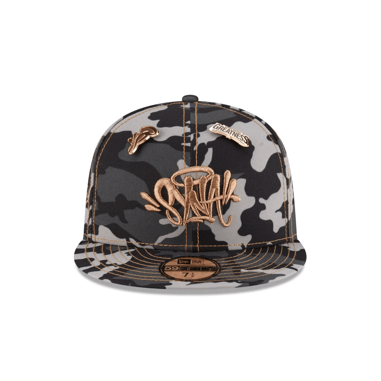 New Era SYNA X NEW ERA 9FIFTY FITTED CAP CAMO | SIZE 7 7/8 | *Rare 