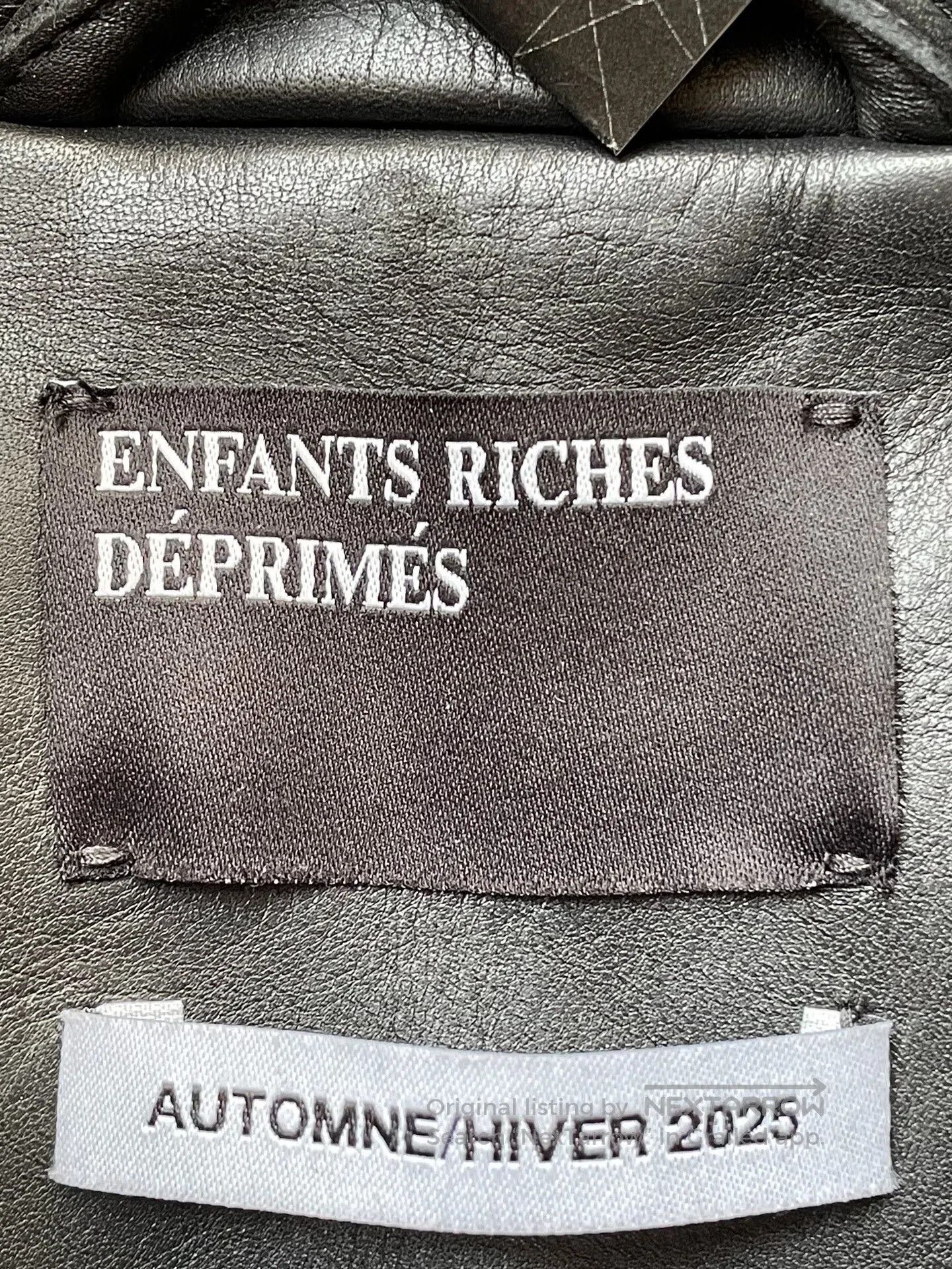 Enfants Riches Deprimes ERD 25FW Napoleon Portrait Print Leather Jacket. Size US XL / EU 56 / 4 - 5 Thumbnail