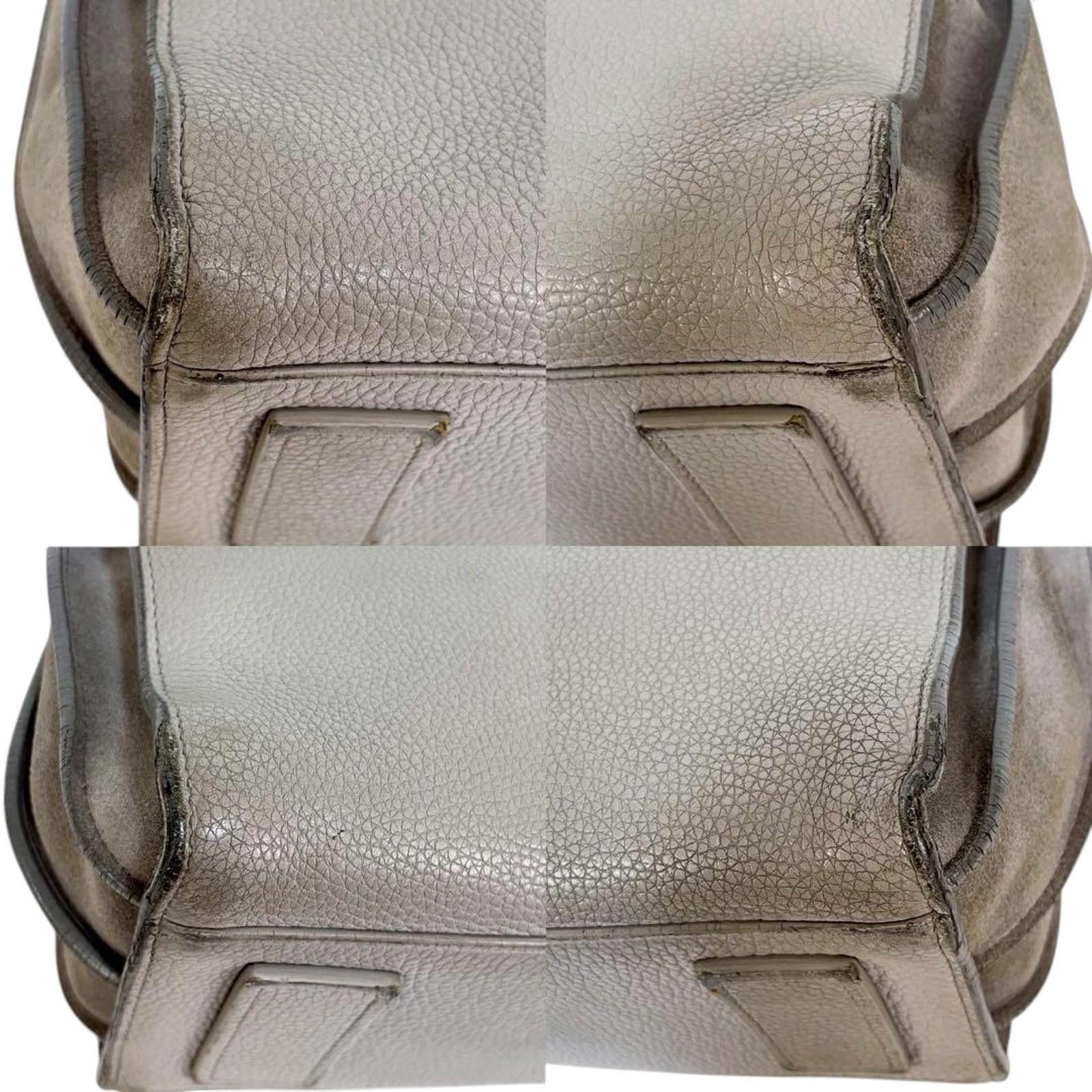 Saint Laurent Paris Saint Laurent - Grey Leather Handbag Size ONE SIZE - 4 Thumbnail