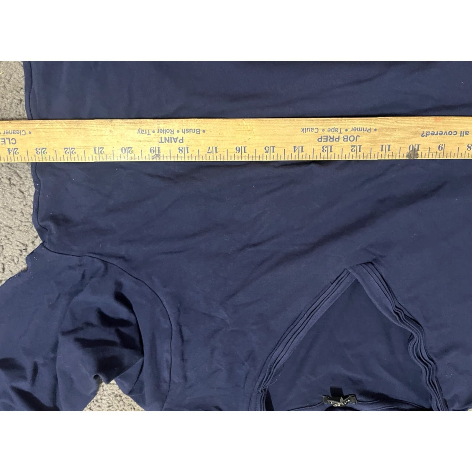 Talbots VINTAGE Talbots Blouse Shirt Women's 3X Navy Long Sleeve V-Neck Pullover Lyocell Rayon Spandex Plus Size Navy Blue Womens 3X Size XXL / US 16-18 / IT 52-54 - 4 Thumbnail