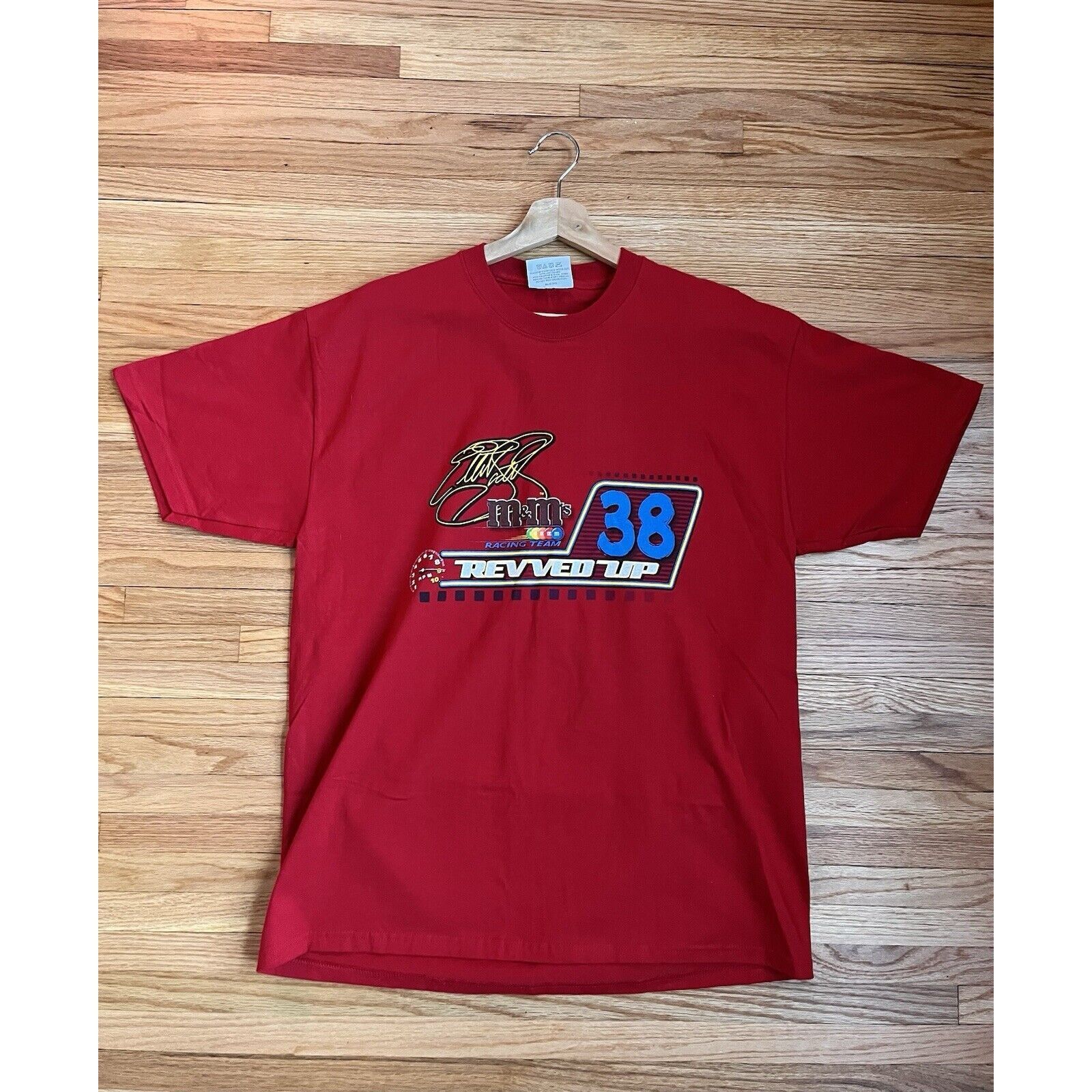 NASCAR VINTAGE NASCAR SKITTLES RACING TEAM ELLIOT SADLER 38 T SHIRT Size US M / EU 48-50 / 2 - 2 Thumbnail