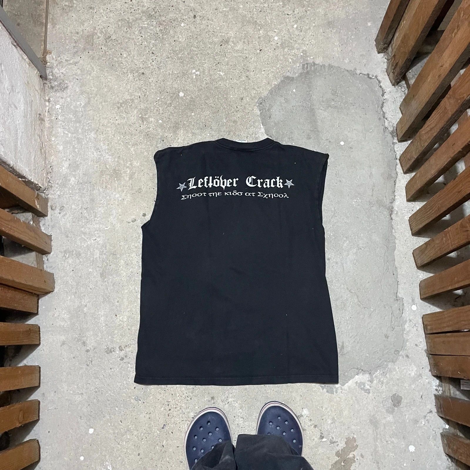 Band Tees Vintage Leftober Crack Band Tee sleeveless tank top Size US L / EU 52-54 / 3 - 4 Thumbnail