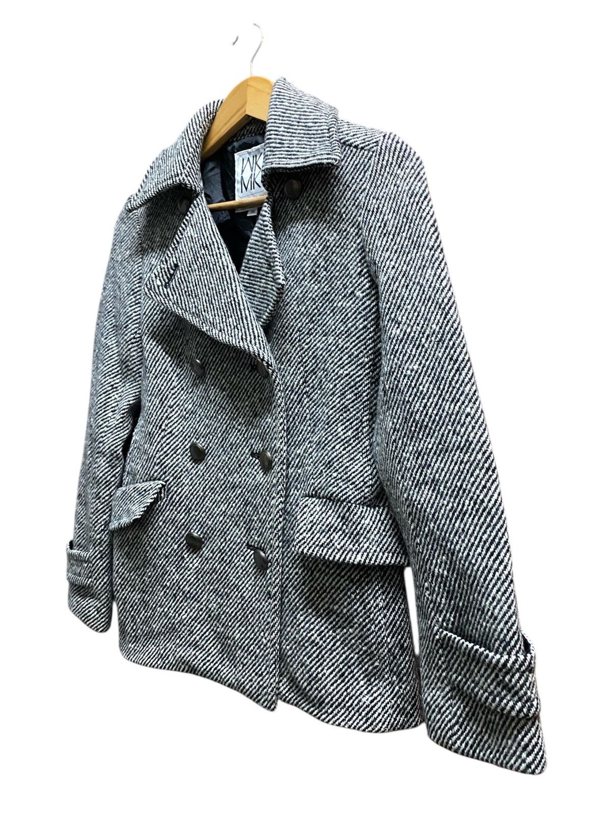 Calvin Klein × Designer × Michel Klein MICHEL KLEIN Wool Women Blazer Size XS / US 0-2 / IT 36-38 - 5 Thumbnail