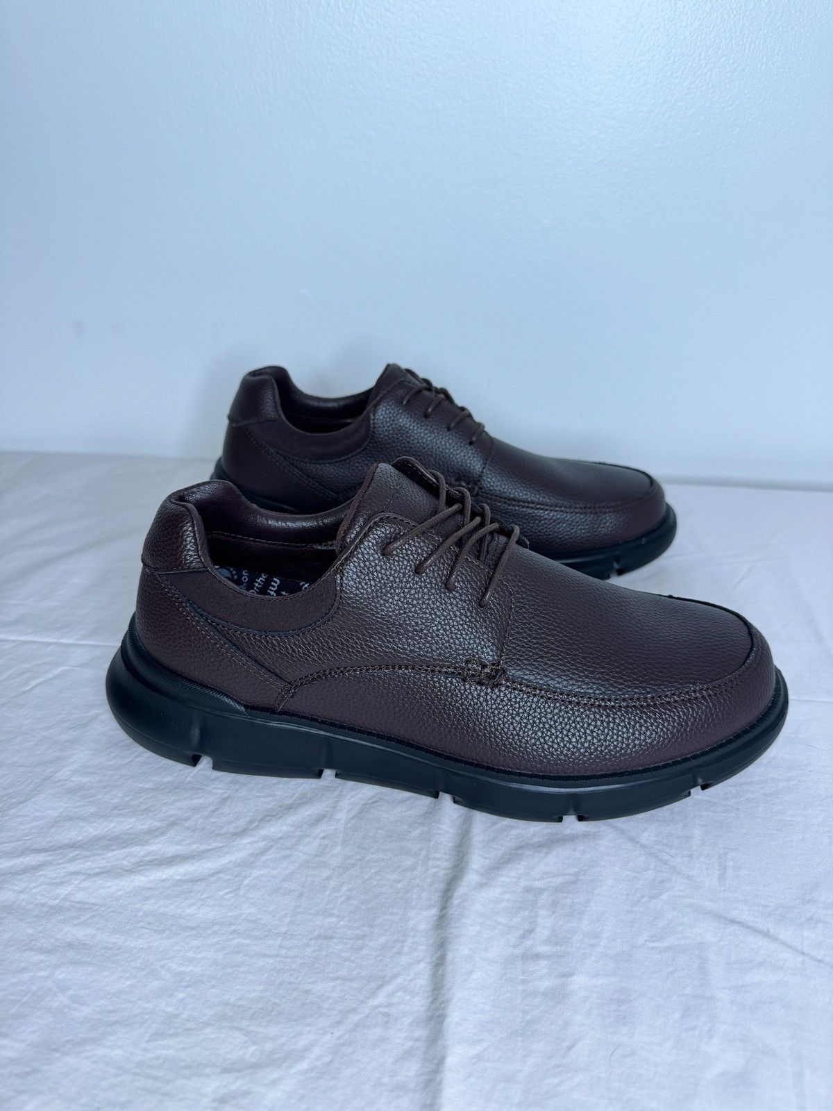 Other New Men's Orthopedic Wide Business Leather Dress Shoes Size US 11 / EU 44 - 12 Thumbnail