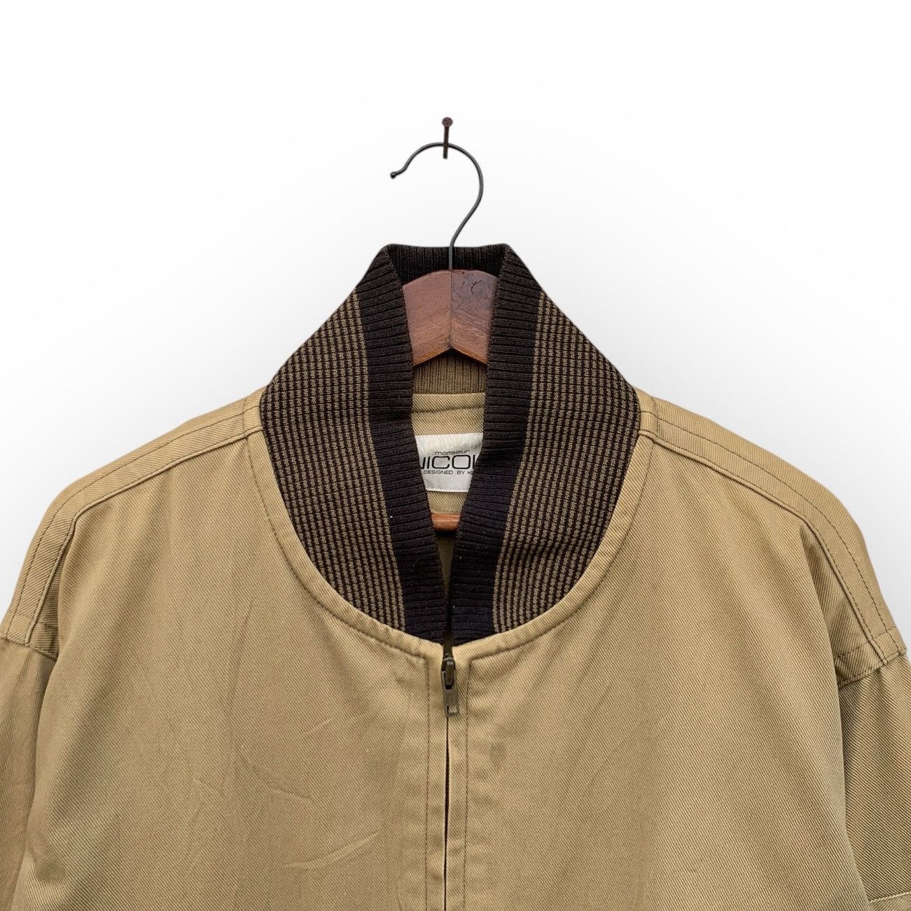 Japanese Brand Vintage Monsieur Nicole By Koba Bomber Jacket Size US L / EU 52-54 / 3 - 6 Thumbnail