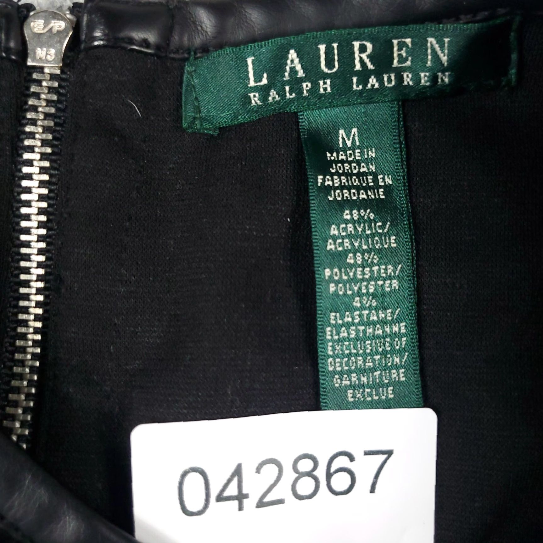 Ralph Lauren Lauren Ralph Lauren T-Shirt Womens Medium Black Short Sleeve Crew Neck Casual Size M / US 6-8 / IT 42-44 - 6 Thumbnail