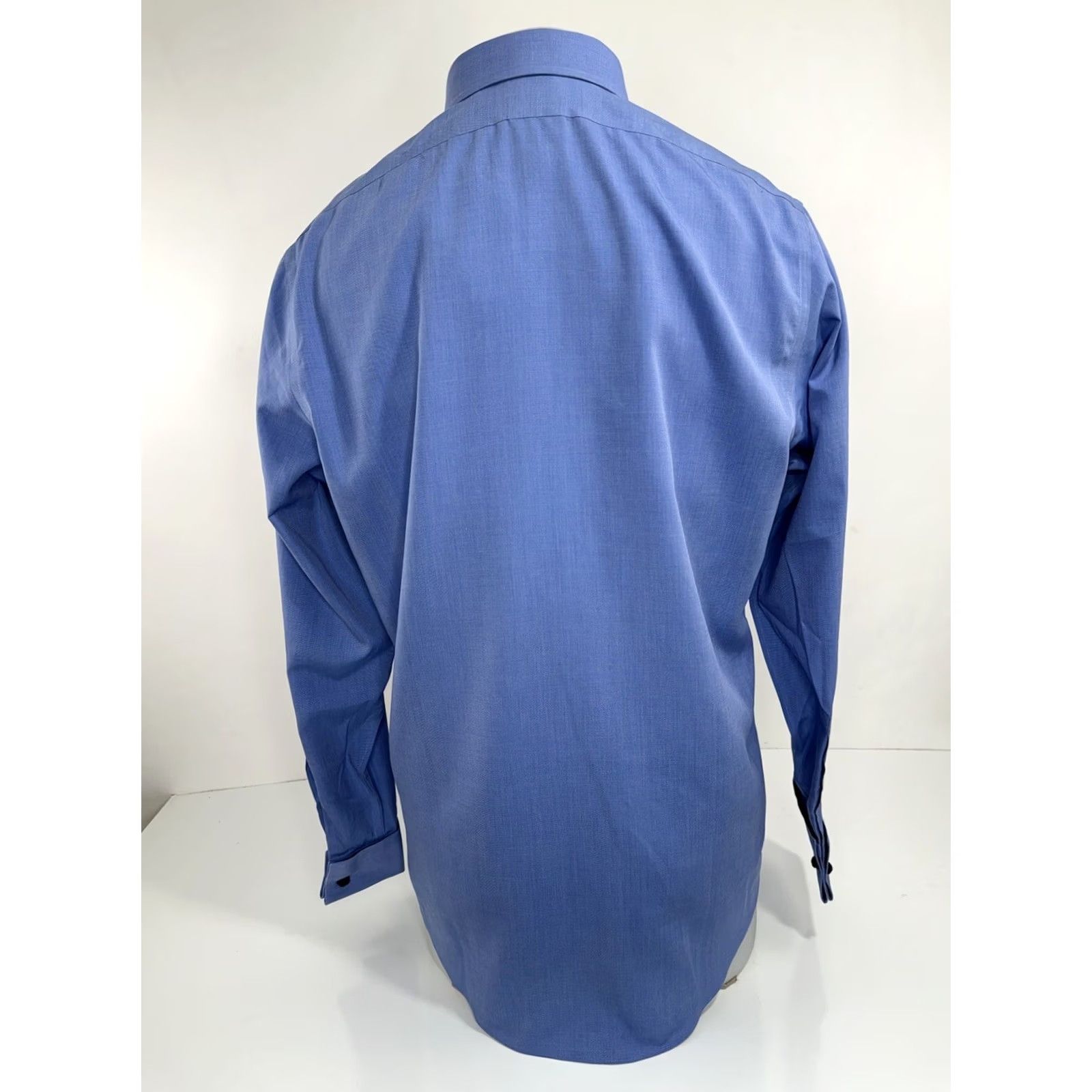 Brooks Brothers BROOKS BROTHERS - NEW w TAG - FRENCH CUFF Mens 16 / 34 Dress Shirt Blue Button-Up Long Sleeve Modern Fit Shirt Mens 16 34 Blue 90s Event Size 42R - 5 Thumbnail
