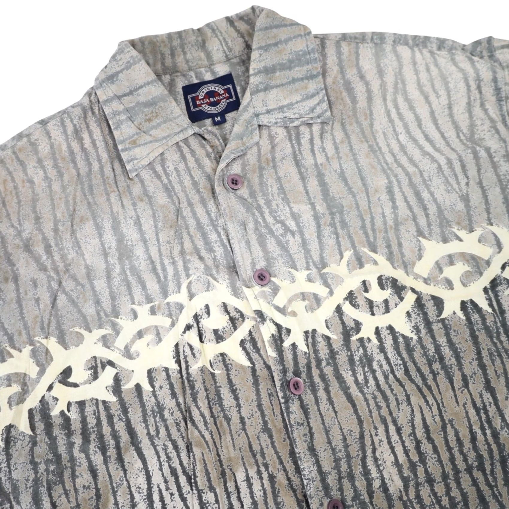 Gloverall VINTAGE Baja banana Tribal Allover Print Button Up Shirt Size US L / EU 52-54 / 3 - 4 Thumbnail
