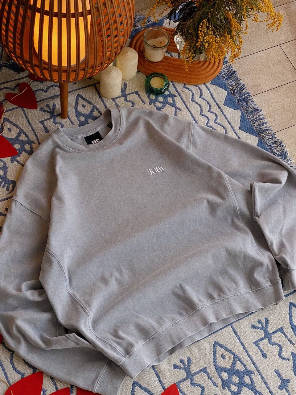 Kith Kith Sweatshirt Grey Blue Oversized Size US S / EU 44-46 / 1 - 2 Thumbnail