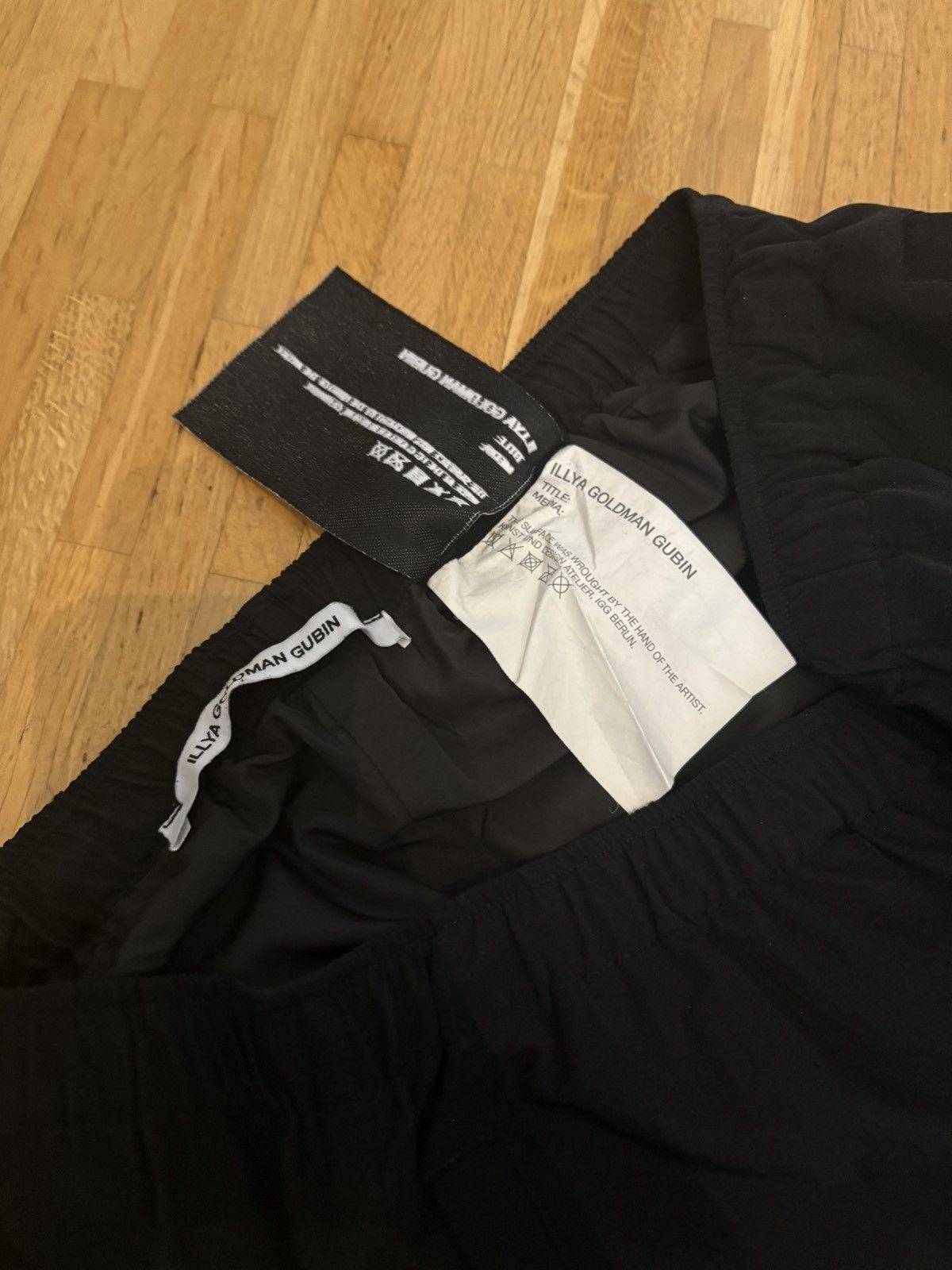 Other Ilya Goldman Gubin IGG Atelier Pants 1B 2023 Black 36 XL Size US 36 / EU 52 - 13 Thumbnail