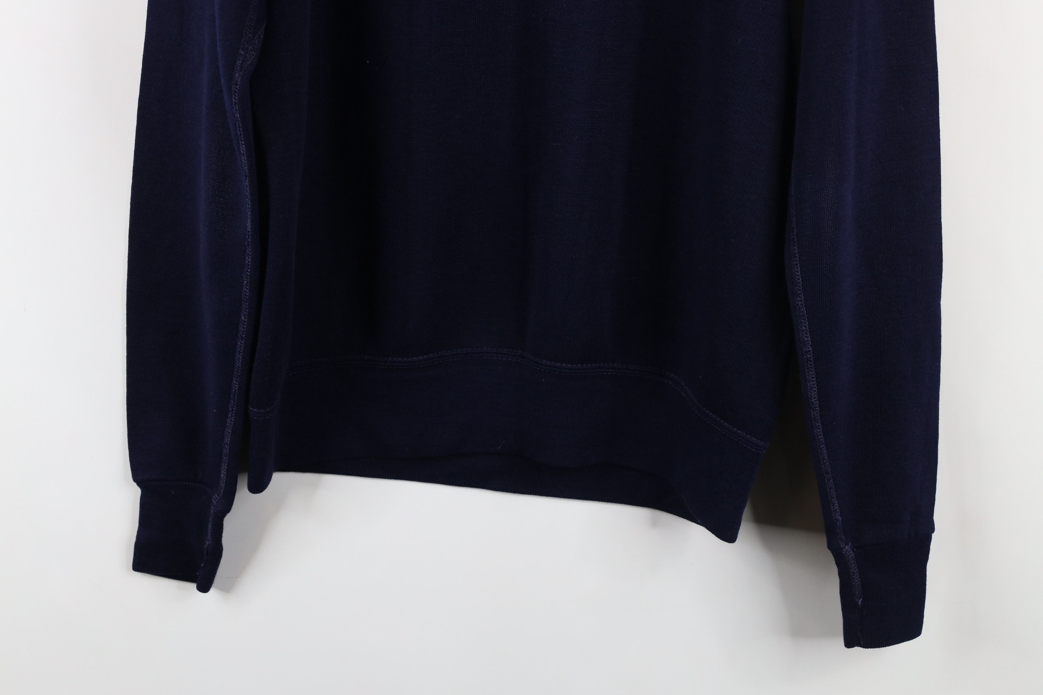 Vintage Vintage 70s Streetwear Gusseted Raglan Sweatshirt Blue USA Size US M / EU 48-50 / 2 - 9 Thumbnail