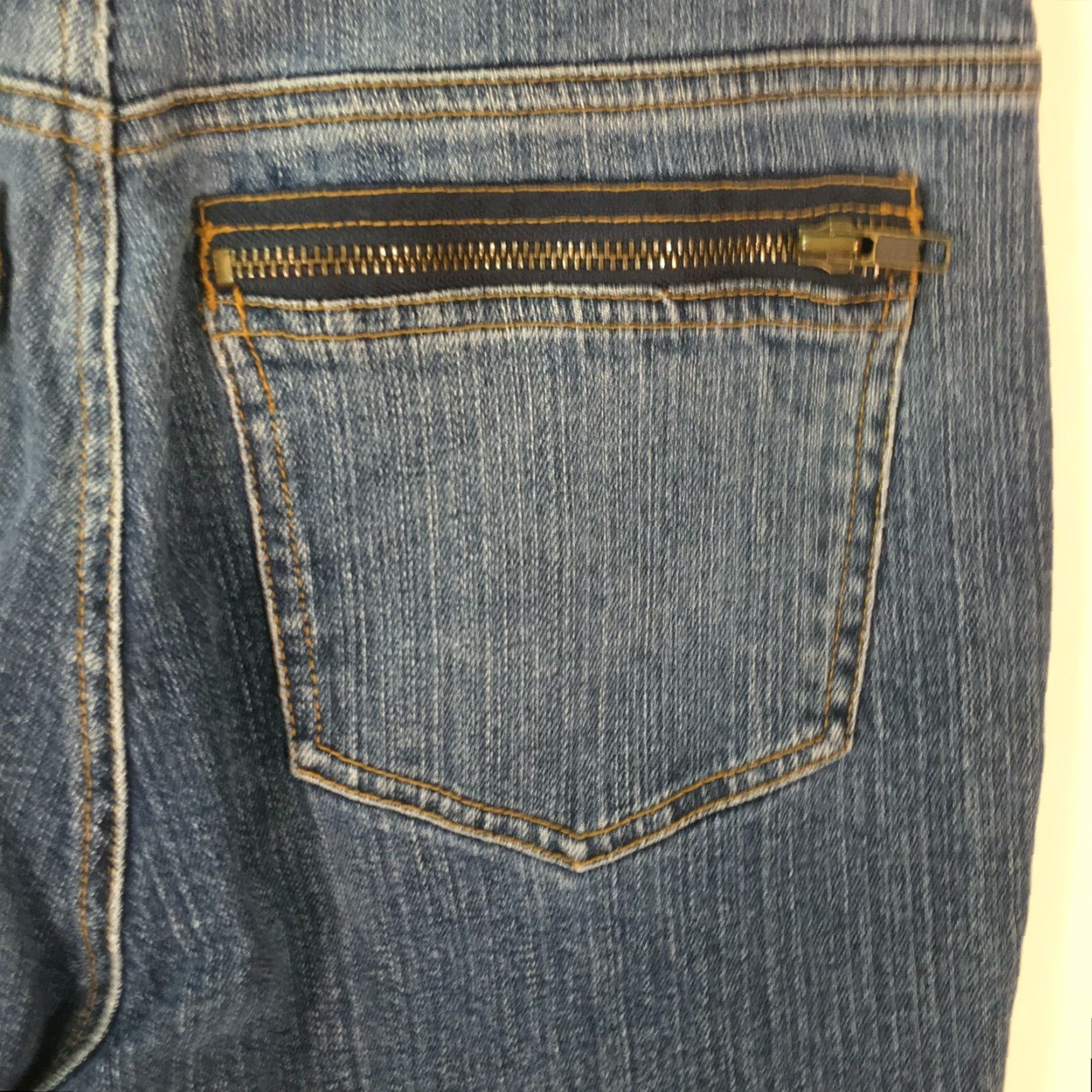DKNY Dkny Jeans Bootcut Women Blue Denim Size 4 Regular Low Rise Stretch 31 in Inseam 5-Pocket Design Vintage No Size 27" / US 4 / IT 40 - 6 Thumbnail