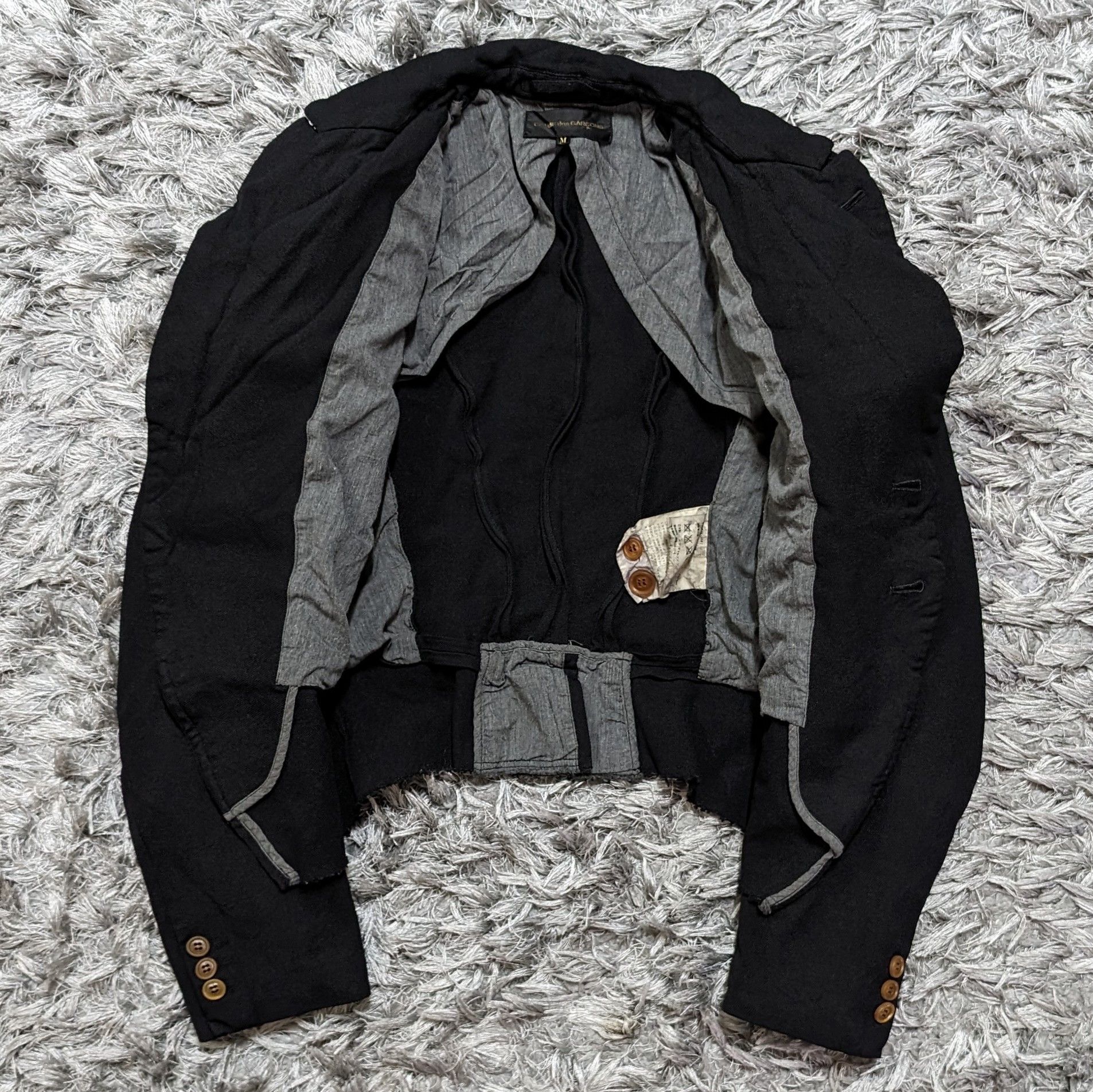 Comme des Garcons S/S 2004 Comme Des Garcons Cropped Tail Jacket Outerwear Size M / US 6-8 / IT 42-44 - 3 Thumbnail
